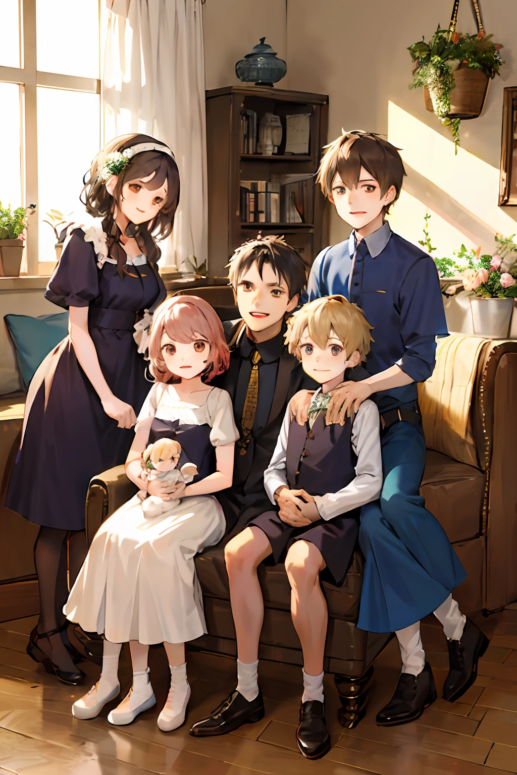 suns,himawari,Male and female couples
