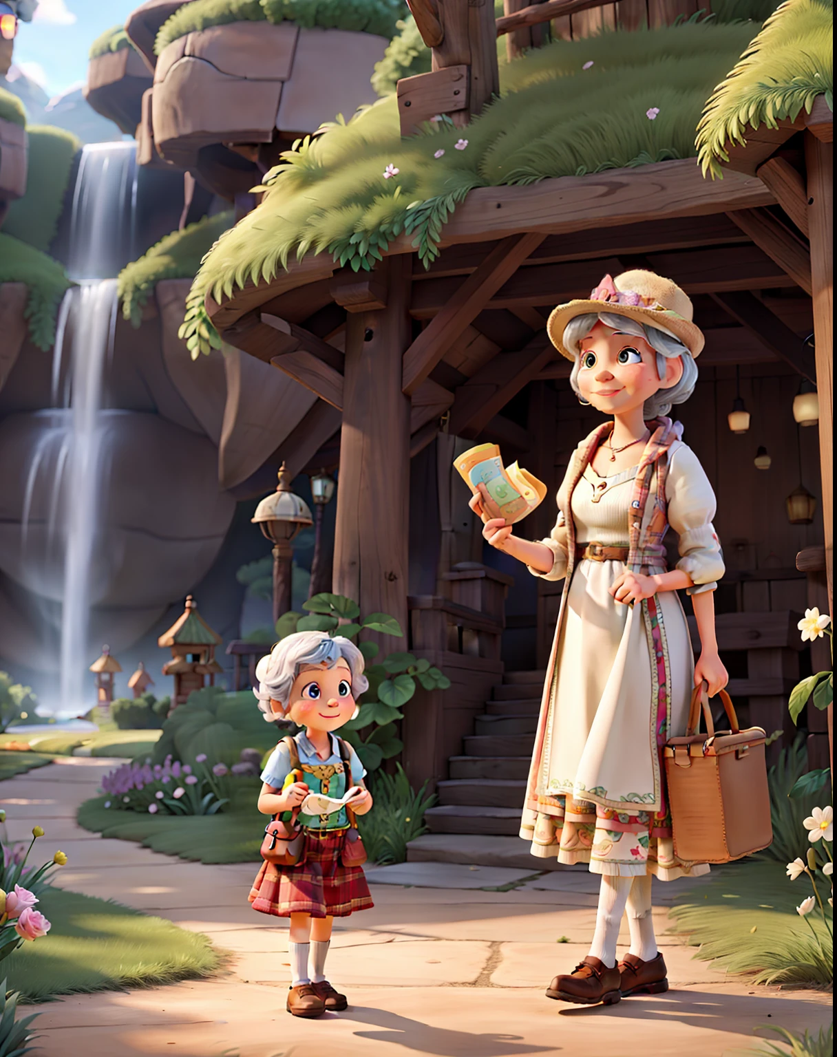title: "The Adventures of Grandma and Mom in the Enchanted Land of Childhood"