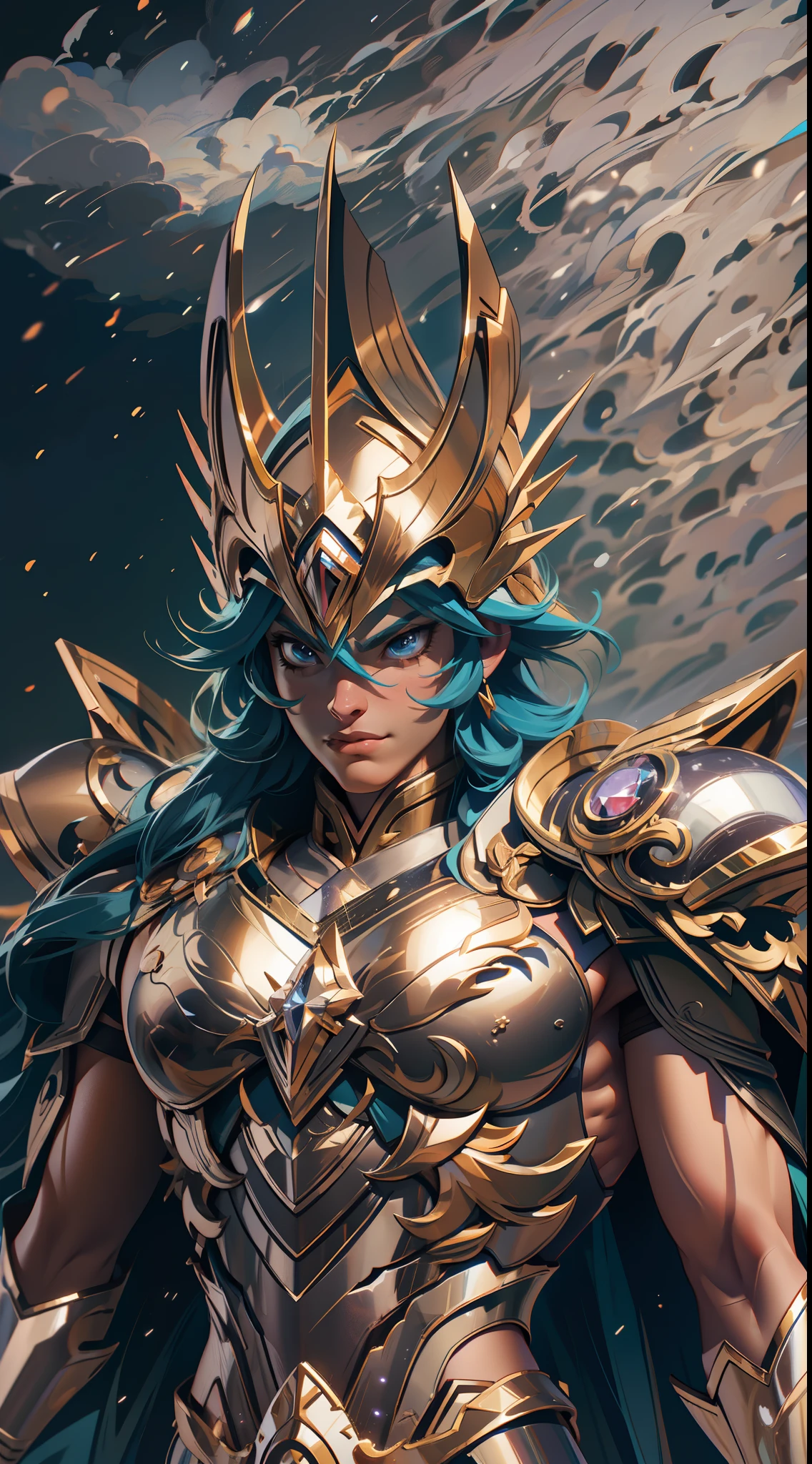 saint seiya pegasus seiya , super strong, muscular, raining, 35mm lens, photography, ultra details, precise texture details HDR, UHD,64K,