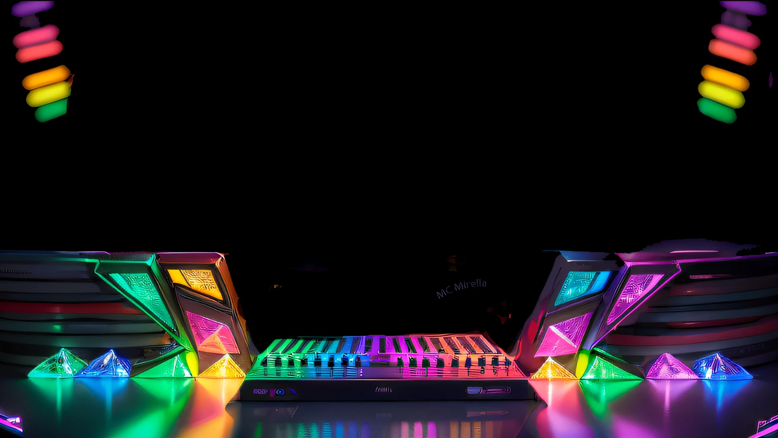 Fios e cabos neon. Luzes Neon Led. Fios.