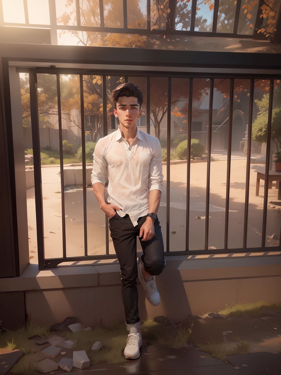 realistic, ultra realistic, 4k,change background, handsome boy,