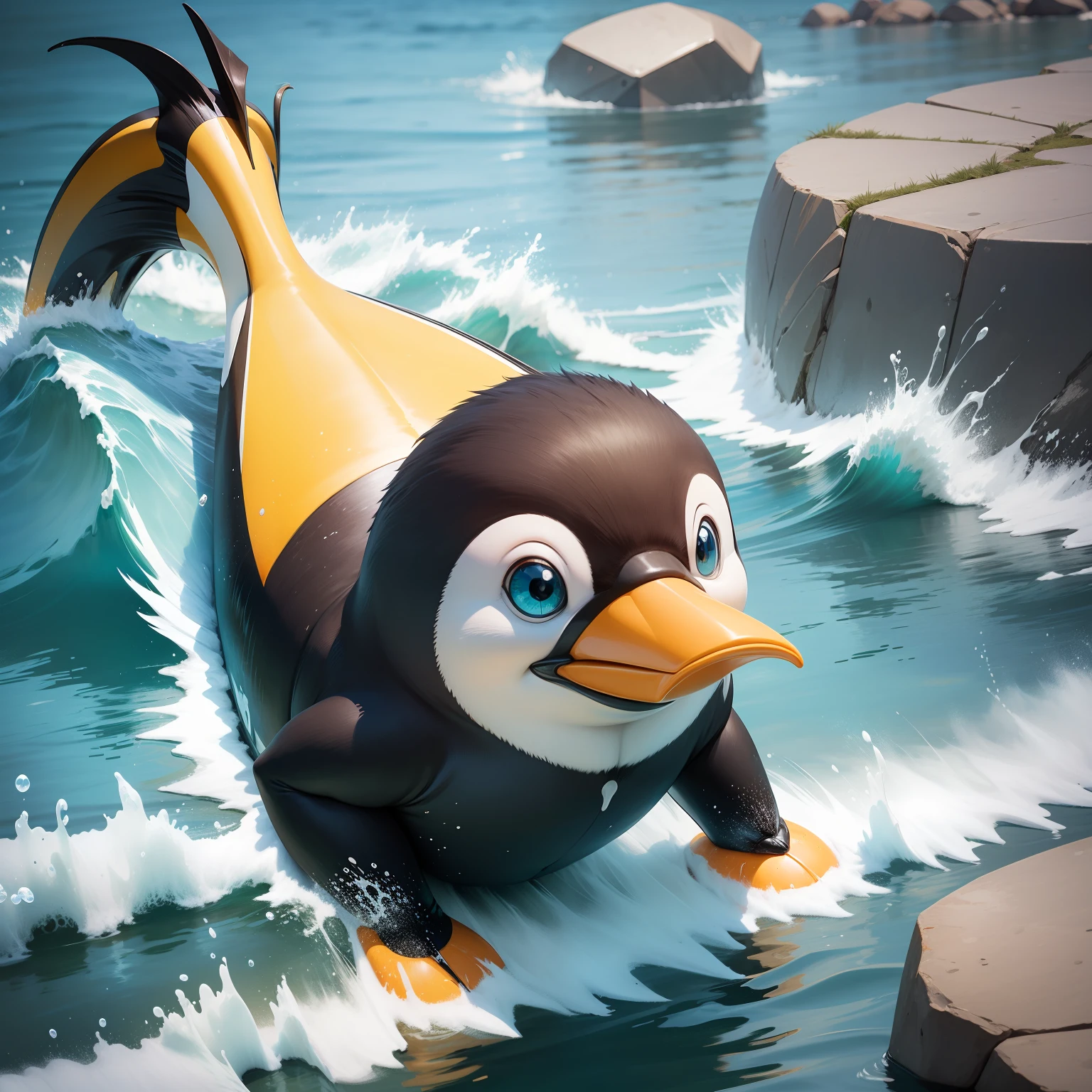 Pinguim Cartoon