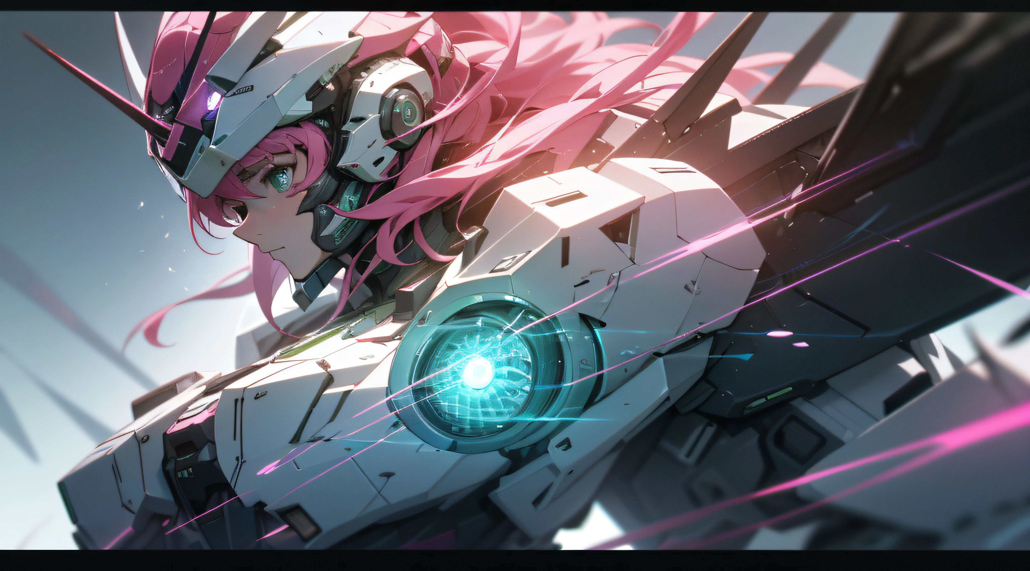 ((Best quality)), ((Masterpiece)), (Detailed:1.4), 3D,mechs，in pink，vibrant with colors， A beautiful cyberpunk female figure，Thick hair，light particules，Pure energy chaos anti-technology，hdr（HighDynamicRange），Ray traching,NVIDIA RTX,Hyper-Resolution,Unreal 5,Subsurface scattering,PBR Texture,Post-processing,Anisotropic filtering,depth of fields,Maximum clarity and sharpness,Multi-layered textures,Albedo and specular maps,Surface coloring,Accurately simulate light-material interactions,perfectly proportions,rendering by octane,twotonelighting,largeaperture,Low ISO,White balance,the rule of thirds,8K raw data