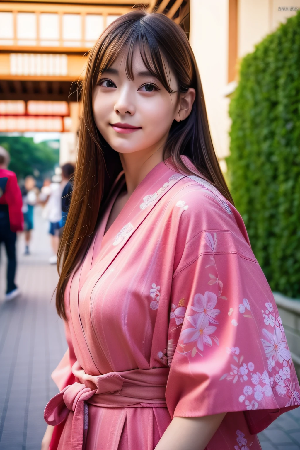 Close up photo of a girl、Brown hair、、Hot spring in the background、Natural hot springs
Highest Quality、realisitic、Photorealsitic、(intricate detailes:1.2)、(delicate detail)、(ciinematic light、best quality backlight)、Clear Line、foco nítido、Lifelike face、Detailed face
Unity 8K Wallpapers、超A high resolution、(Photorealsitic:1.4)、looking at the viewers、full body Esbian、matsuri、In the street、(Japan floral yukata)