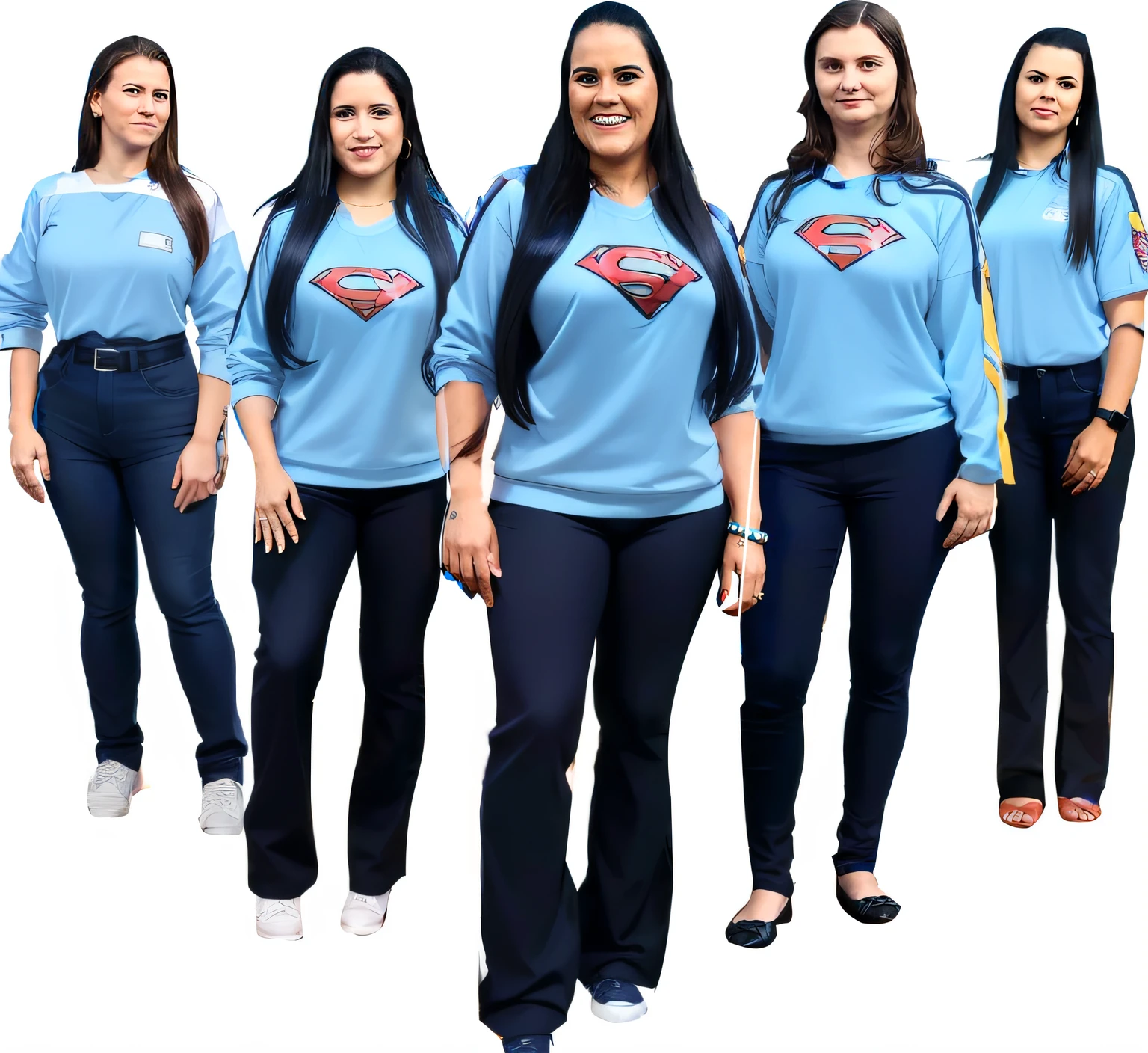 criar uniforme de super heroinas