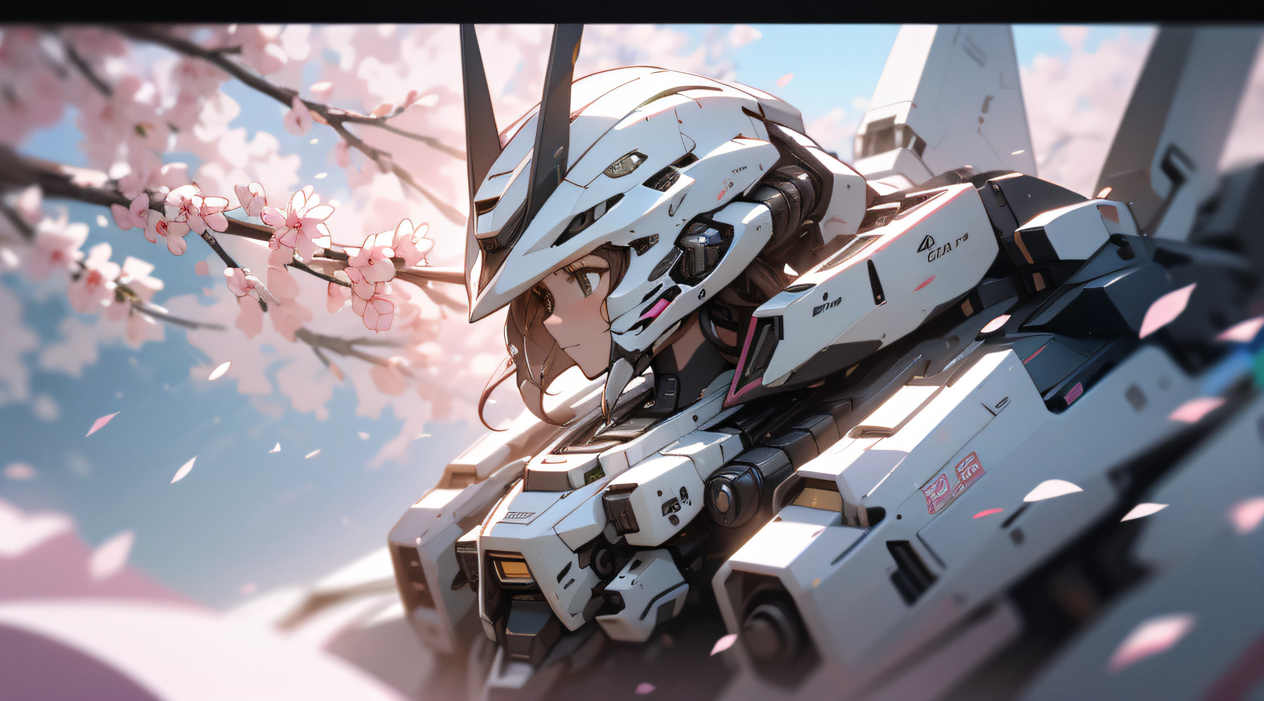 ((Best quality)), ((Masterpiece)), (Detailed:1.4), 3D,mechs，In pink，vibrant with colors，Cherry blossom petals float to zero， A beautiful cyberpunk female figure，Thick hair，light particules，Pure energy chaos anti-technology，hdr（HighDynamicRange），Ray traching,NVIDIA RTX,Hyper-Resolution,Unreal 5,Subsurface scattering,PBR Texture,Post-processing,Anisotropic filtering,depth of fields,Maximum clarity and sharpness,Multi-layered textures,Albedo and specular maps,Surface coloring,Accurately simulate light-material interactions,perfectly proportions,rendering by octane,twotonelighting,largeaperture,Low ISO,White balance,the rule of thirds,8K raw data