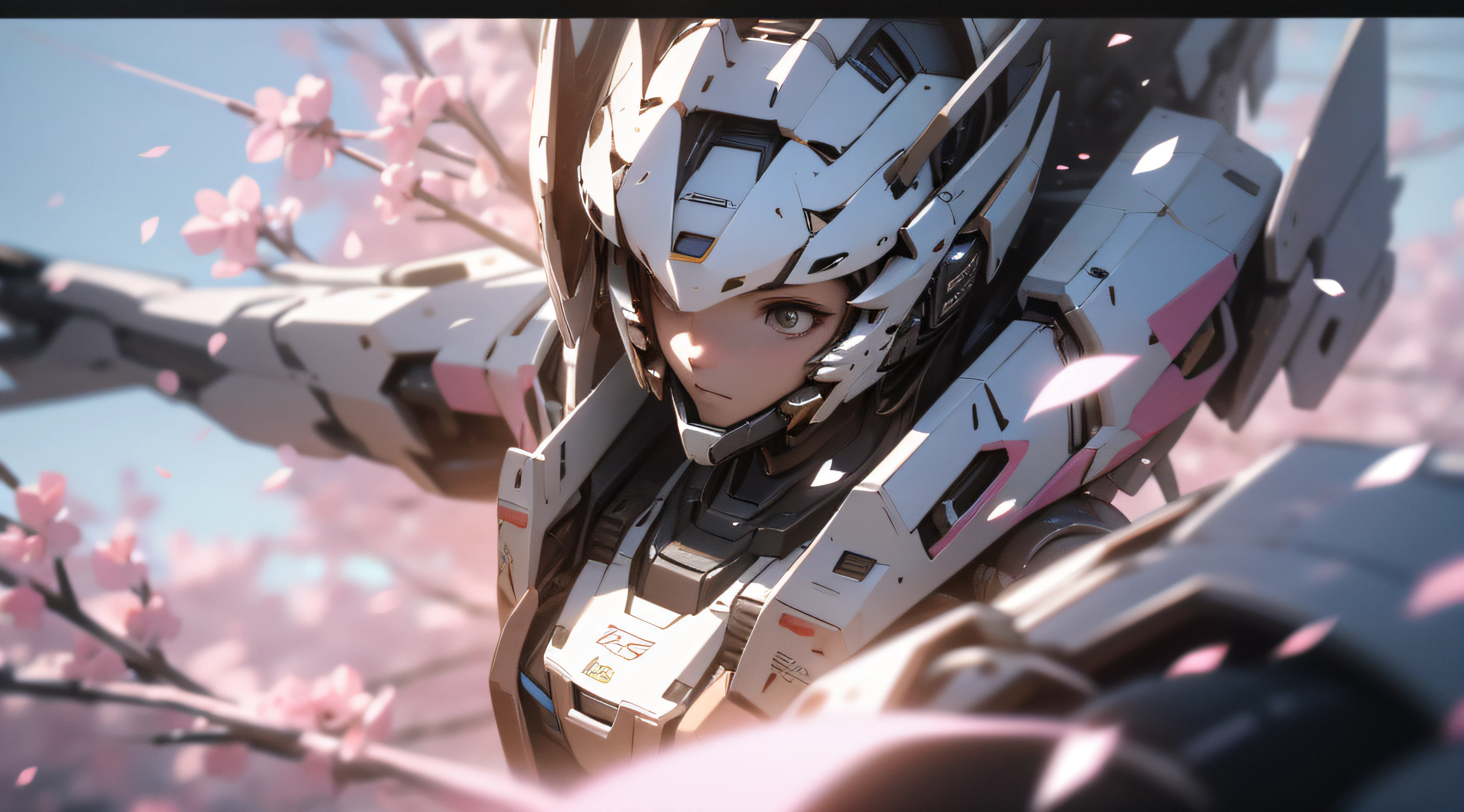 ((Best quality)), ((Masterpiece)), (Detailed:1.4), 3D,mechs，Pink Long Hair，vibrant with colors，Cherry blossom petals float to zero， A beautiful cyberpunk female figure，Thick hair，light particules，Pure energy chaos anti-technology，hdr（HighDynamicRange），Ray traching,NVIDIA RTX,Hyper-Resolution,Unreal 5,Subsurface scattering,PBR Texture,Post-processing,Anisotropic filtering,depth of fields,Maximum clarity and sharpness,Multi-layered textures,Albedo and specular maps,Surface coloring,Accurately simulate light-material interactions,perfectly proportions,rendering by octane,twotonelighting,largeaperture,Low ISO,White balance,the rule of thirds,8K raw data