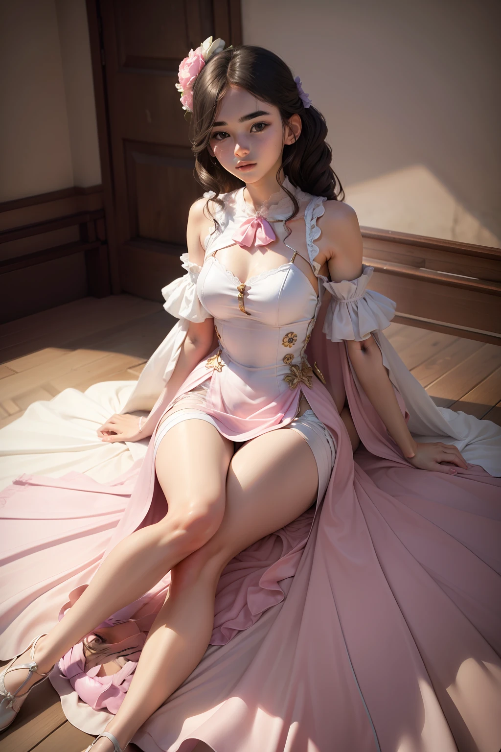 16 yaers old,adolable,Smooth face,Gentle eyes,Three-dimensional bridge of the nose,