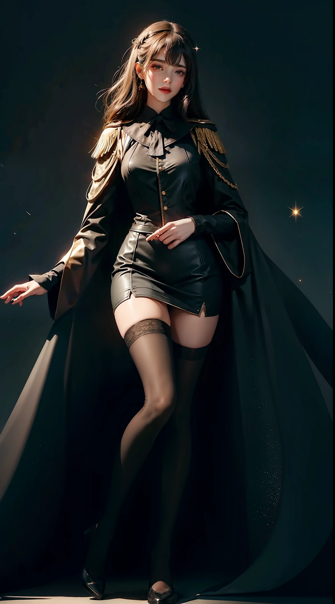 Big 1 long legs,blackstockings,glittery