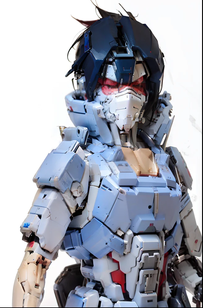 Sasuke, mecha, with mask ninja, armor, gundam