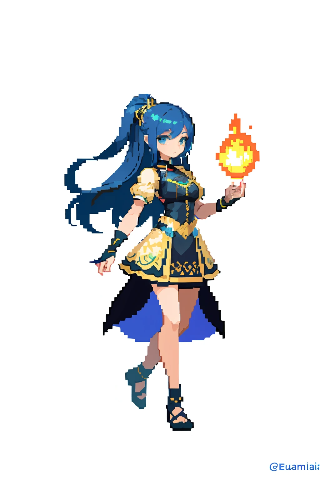 (masterpiece, top quality, best quality), pixel,pixel art,1girl,full body