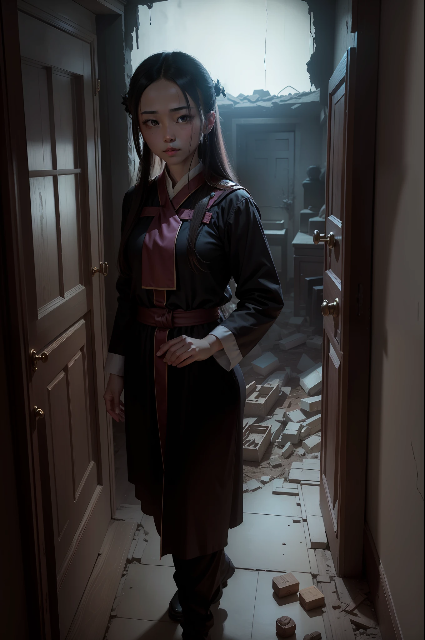 In this silent night,Li Ming decided to uncover the truth。He entered the house where Mary used to live,Searching for that lost shadow。The house was eroded by time and dilapidated,The atmosphere of terror is chilling。Sin embargo,Li Ming did not give up,He gradually approached the heart of the secret。