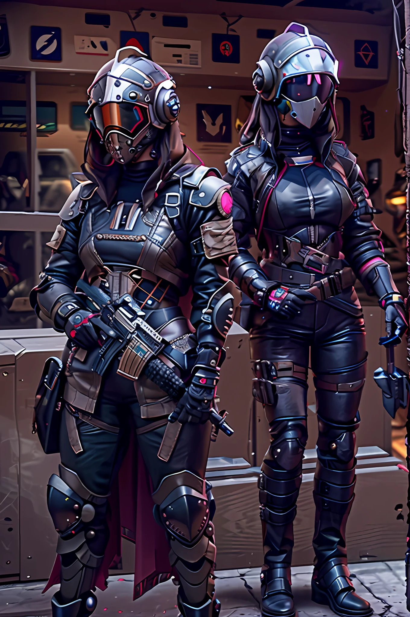 Agents of the Ertzaintza With helmets and weapons in a room., Ropa futurista y casco, Trajes cyberpunk, Cibertrajes, con equipo futurista y casco, estilo cyberpunk silenciado, Diferentes cibertrajes, clothed in sci-fi military armor, cyber suit, Con armadura futurista, Armadura cyberpunk, Estilo cyberpunk hiperrealista, Cyber Style, Estilo Cyber Universe, cybernetic armor, Soldado Cyberpunk