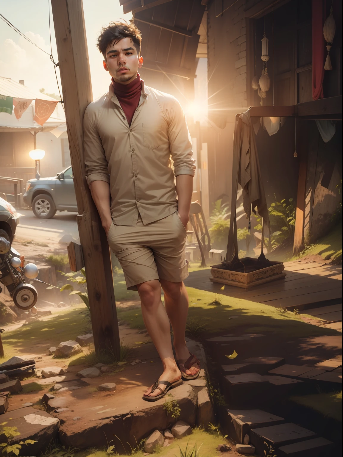 Background change real face