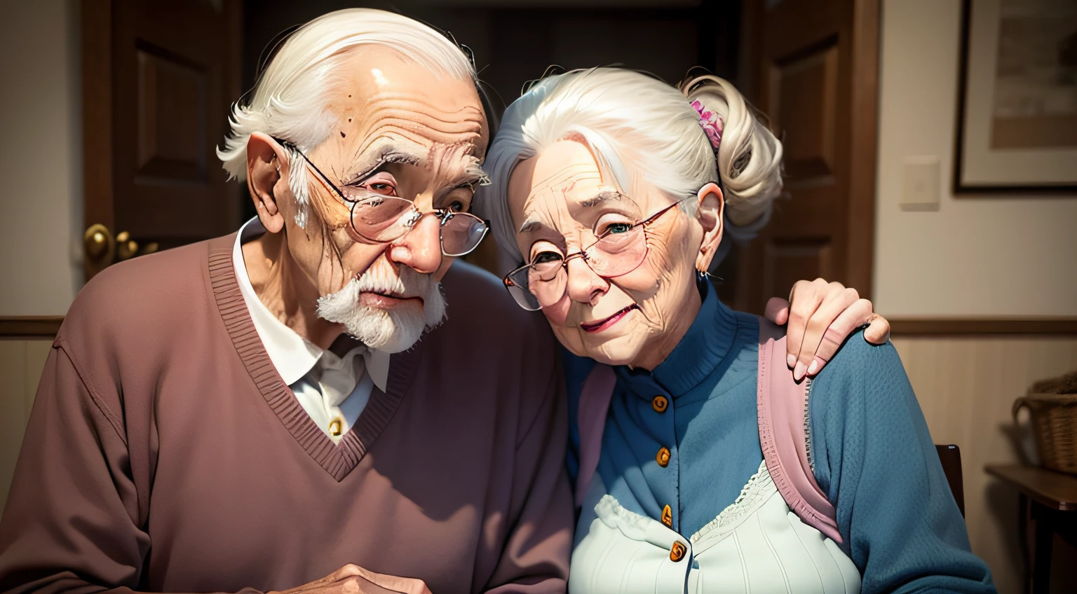 an elderly couple