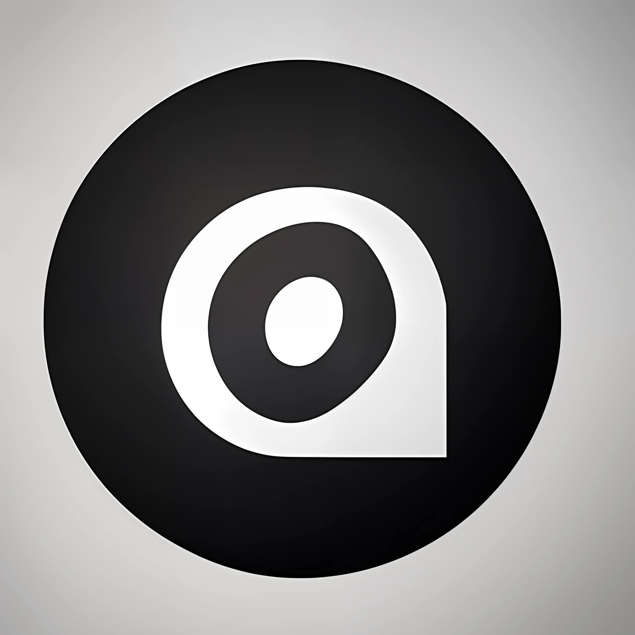 Logo minimalista com a letra k , em fundo branco e a logo preto
