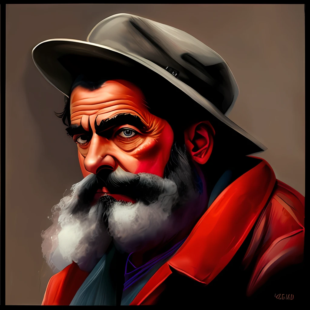 Quero o quadro do personagem roque santeiro