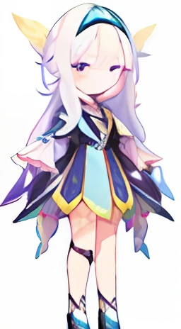 Blonde headband,Gorgeous Hair in Long Purple,long white hair,Teal black dress,blacksilk,runic