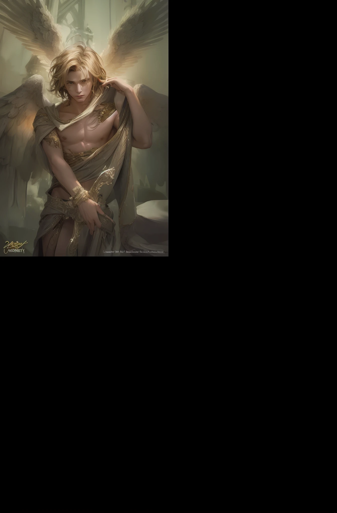 Angel Male Gun Super Fine Two-Dimensional Style