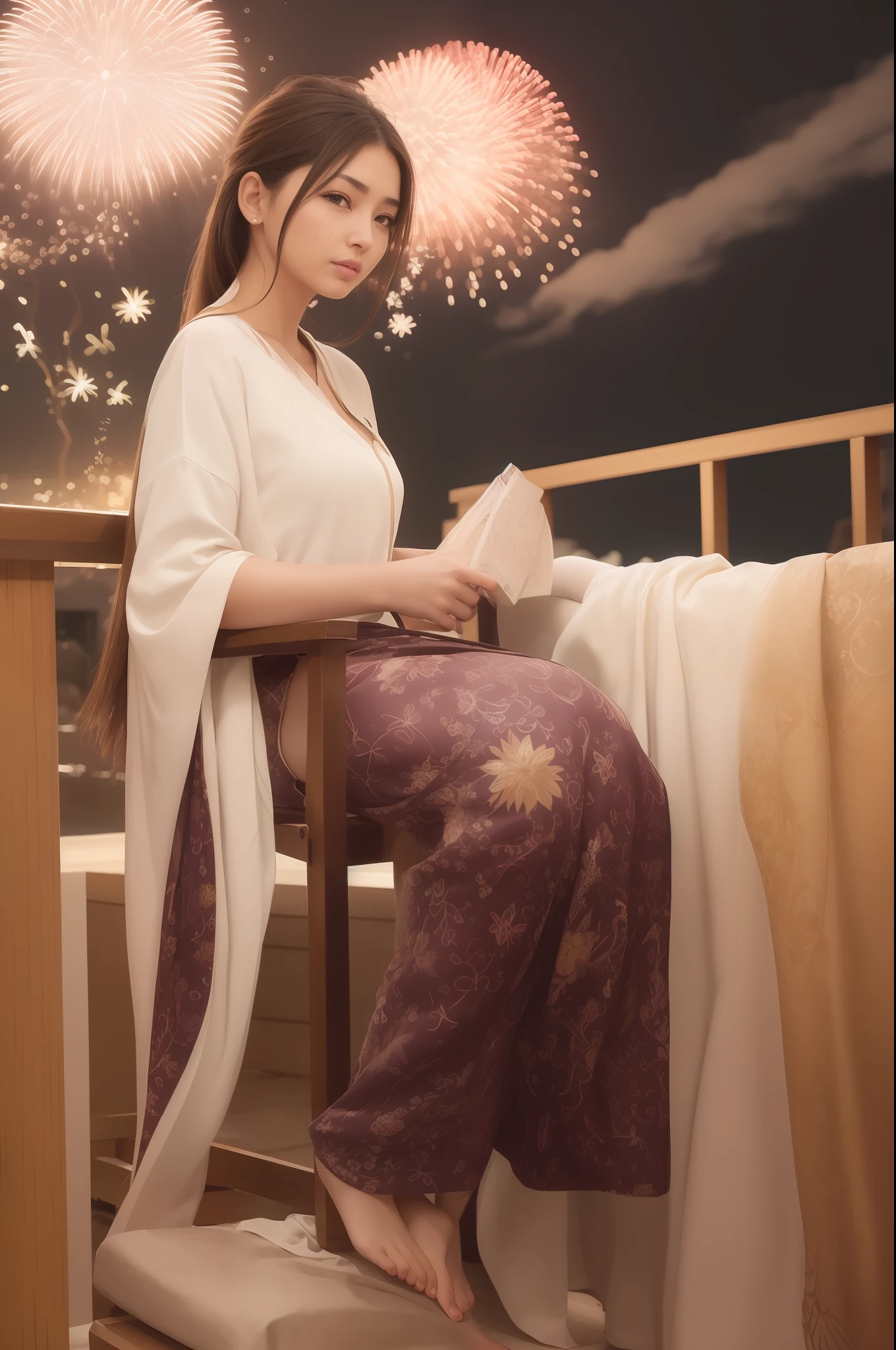 Realistic phot、Meritoaten、Ankhesenamen、👩🏽‍🦰、Beautuful Women、A queen、Japan best fireworks display