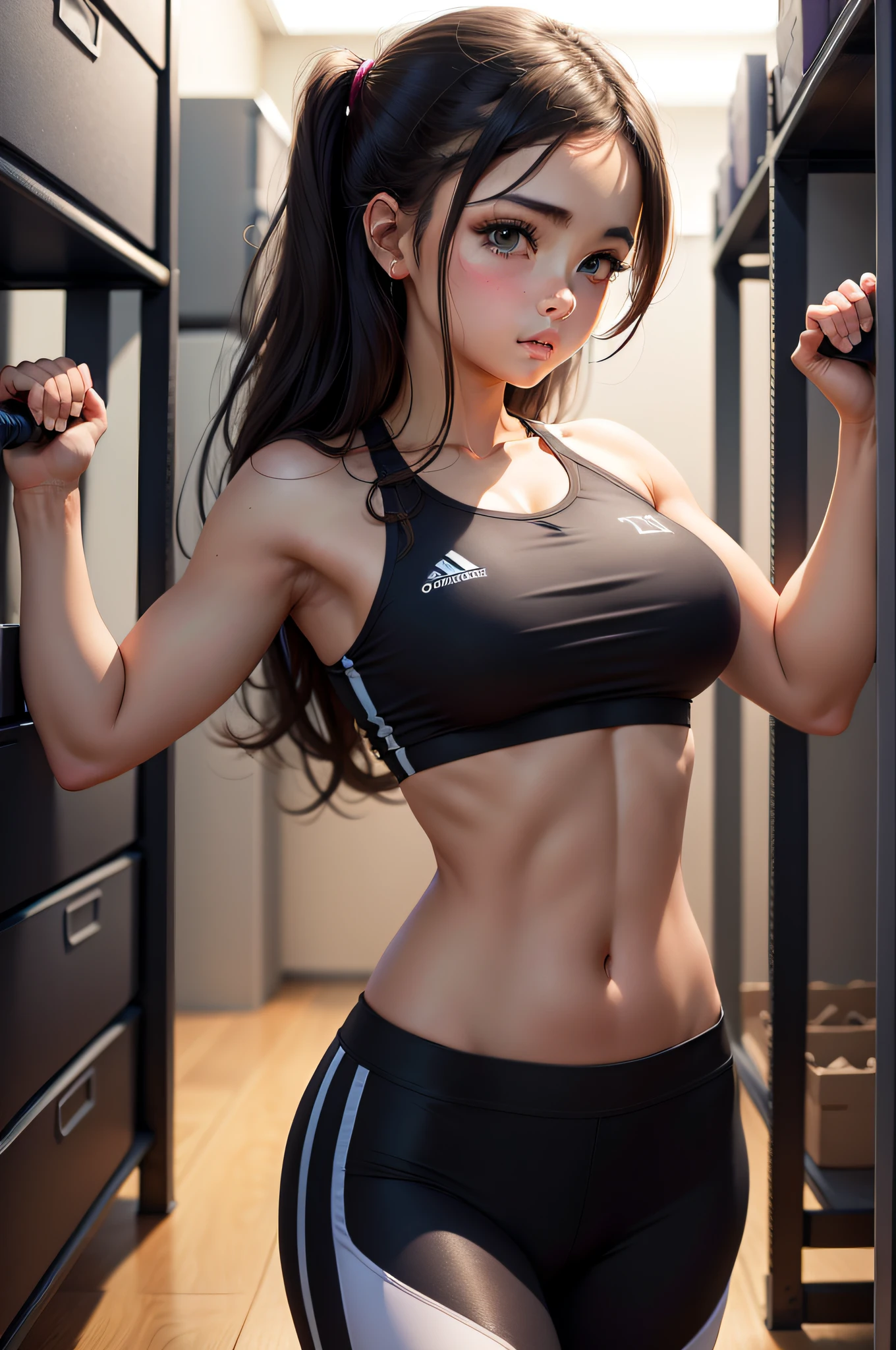 Quick collection
/upscale
gym storeroom, 1girl,, masterpiece, best quality, highly detailed