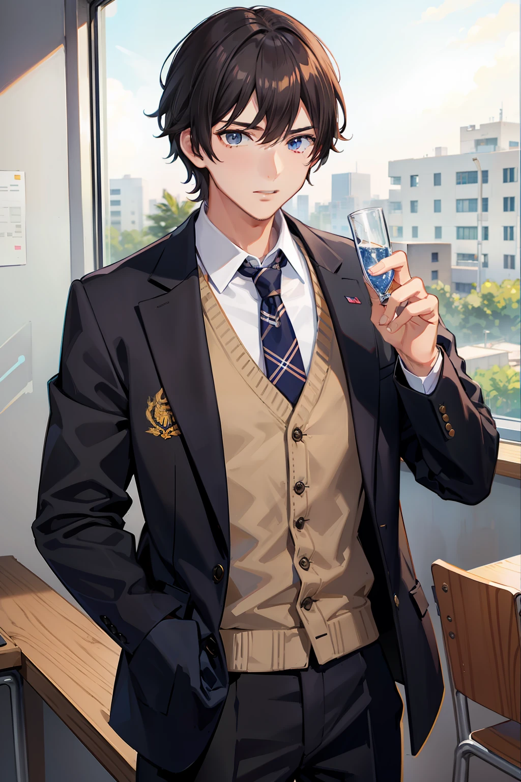 Male high school students