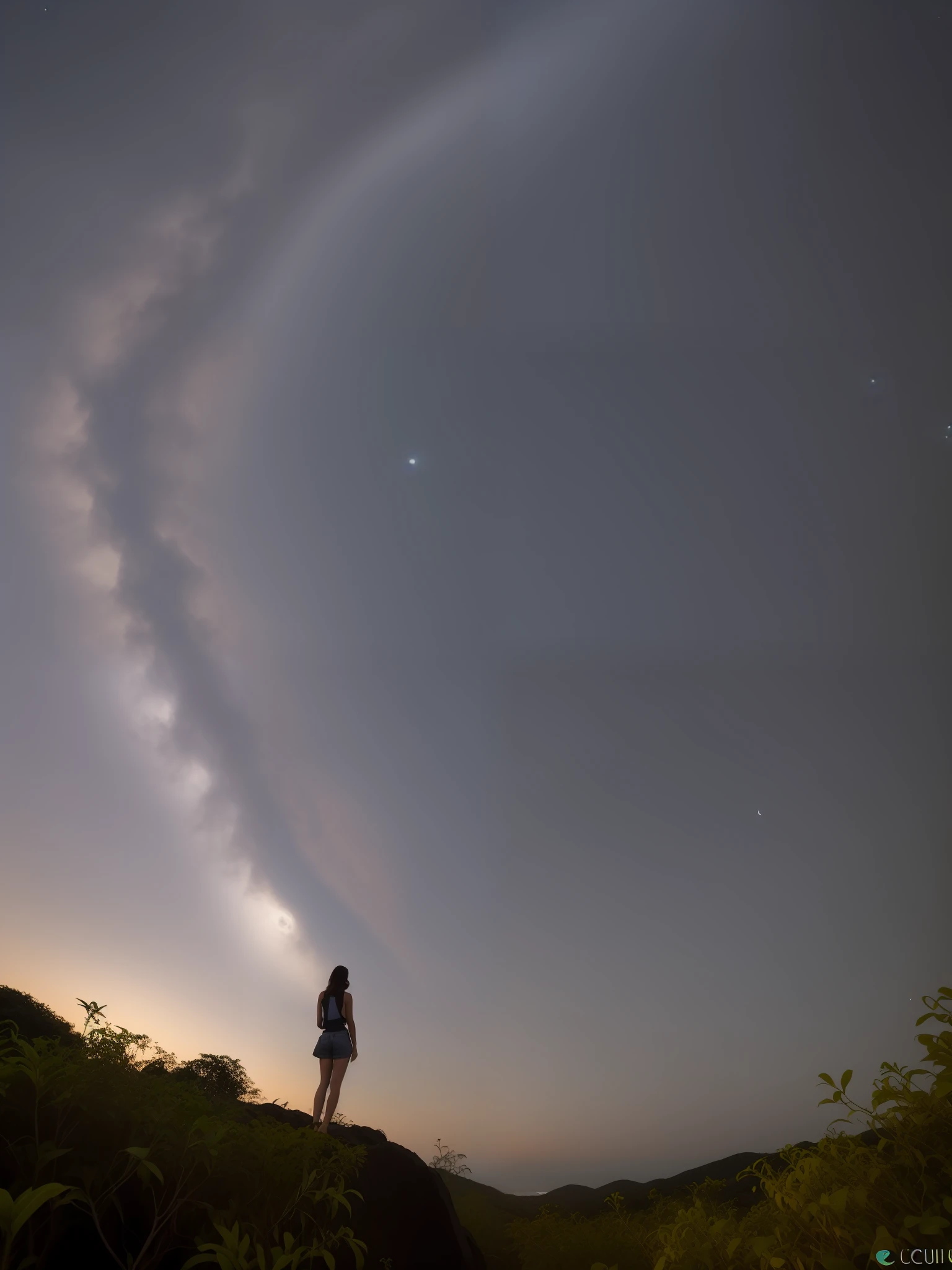 Lua ceu estrelado