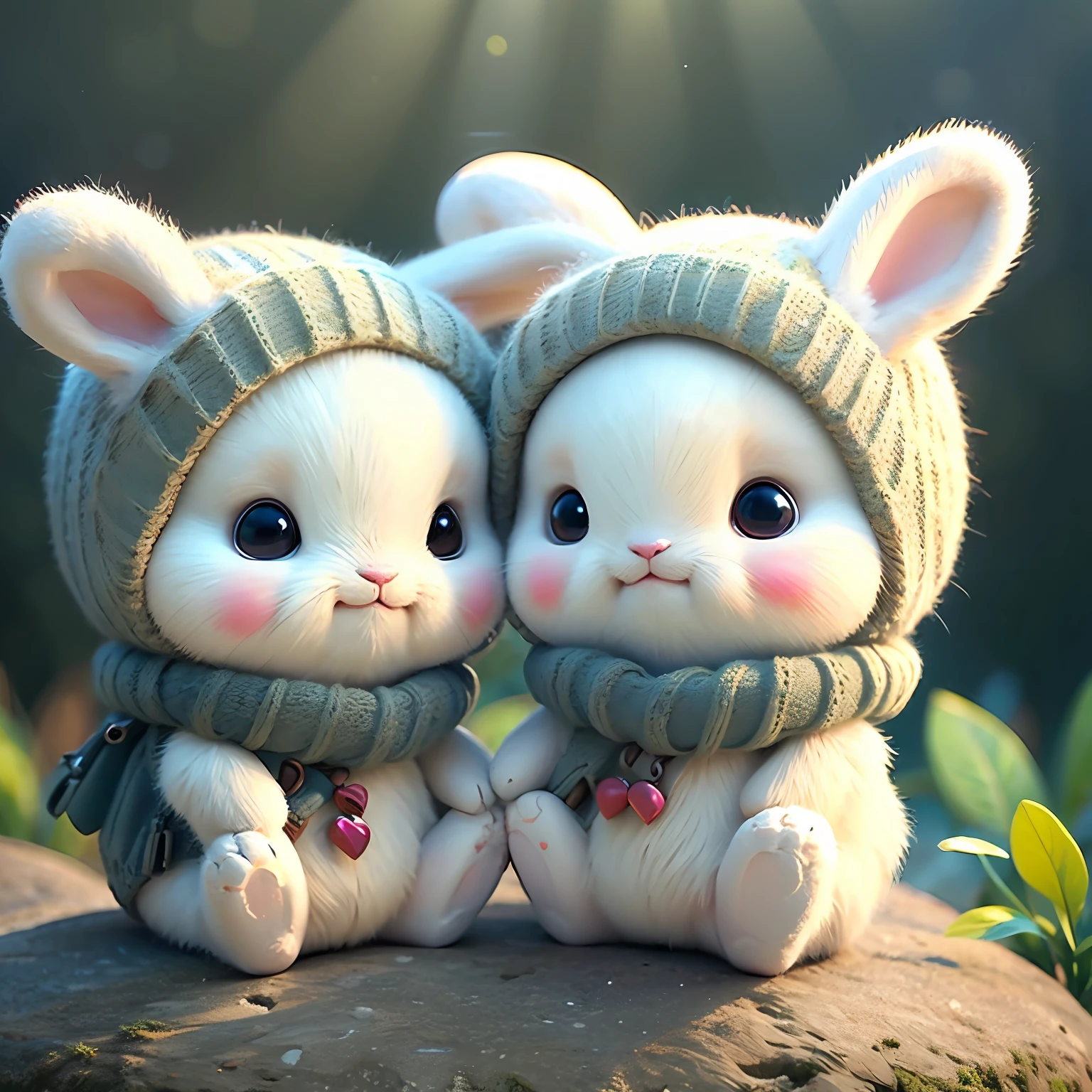 cute chibi bunny, white background, rabbit, chibi, cute, avatar bunny, sleep