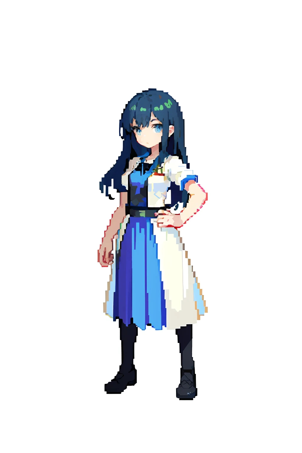 (masterpiece, top quality, best quality), pixel,pixel art,1girl,full body