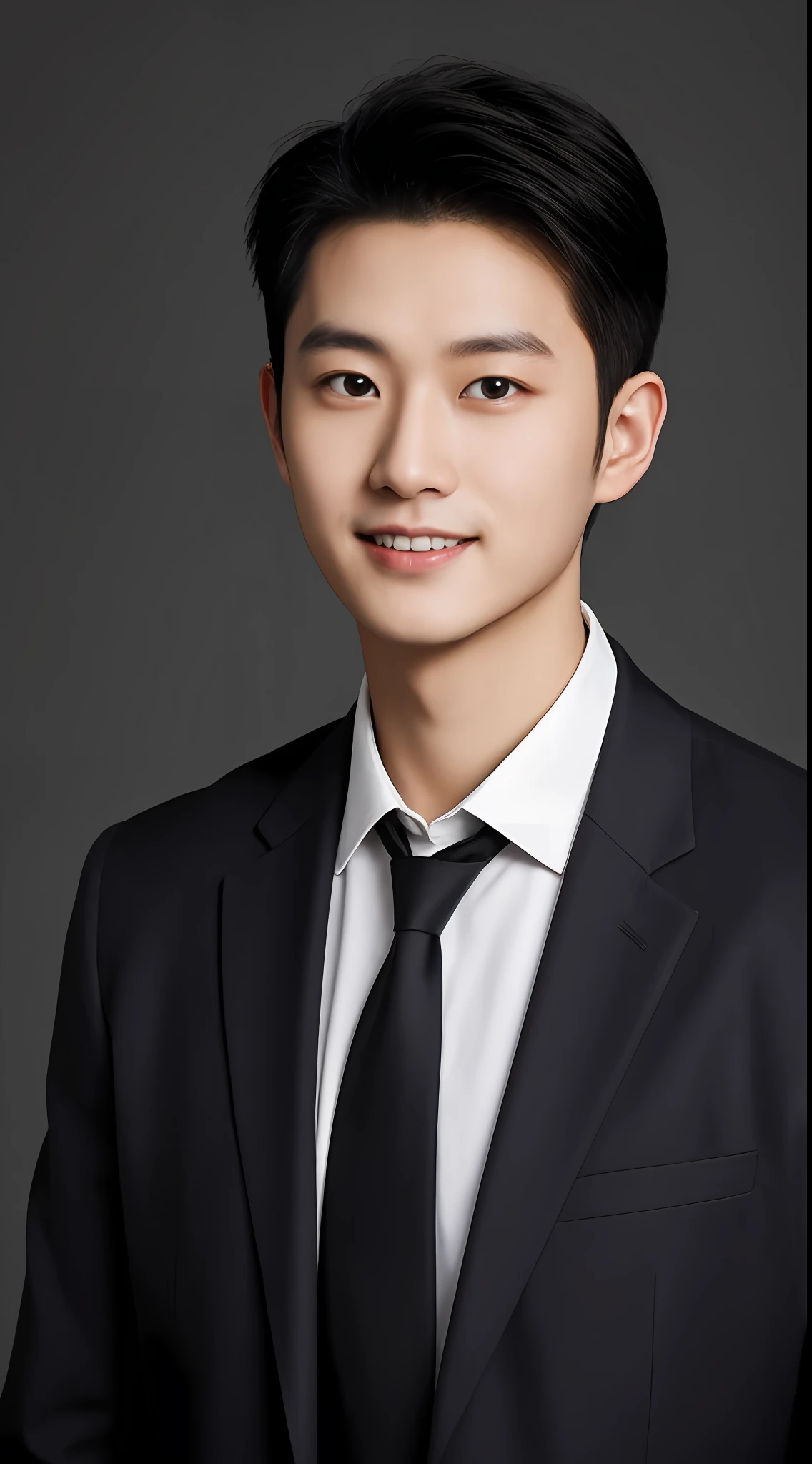 （office backdrop）Oppav3， （tmasterpiece， hyper qualit， A high resolution， 8K， 复杂： 1.2）， （Detailed face：1.2）1boy， Zhang Qiangnan, 30 age old, project manager。He wears a dark suit, Wear yours with a white shirt and dark tie。His hairstyle is neat, The face is clean and clean, The eyes reveal wisdom and confidence。He smiled and looked into the camera, It imparts a professional and competent temperament, hyper HD, Masterpiece, Textured skin, High quality, A high resolution, Best quality, High details