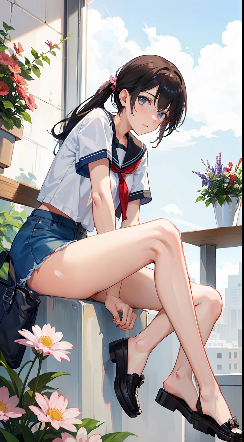 An 18-year-old school flower