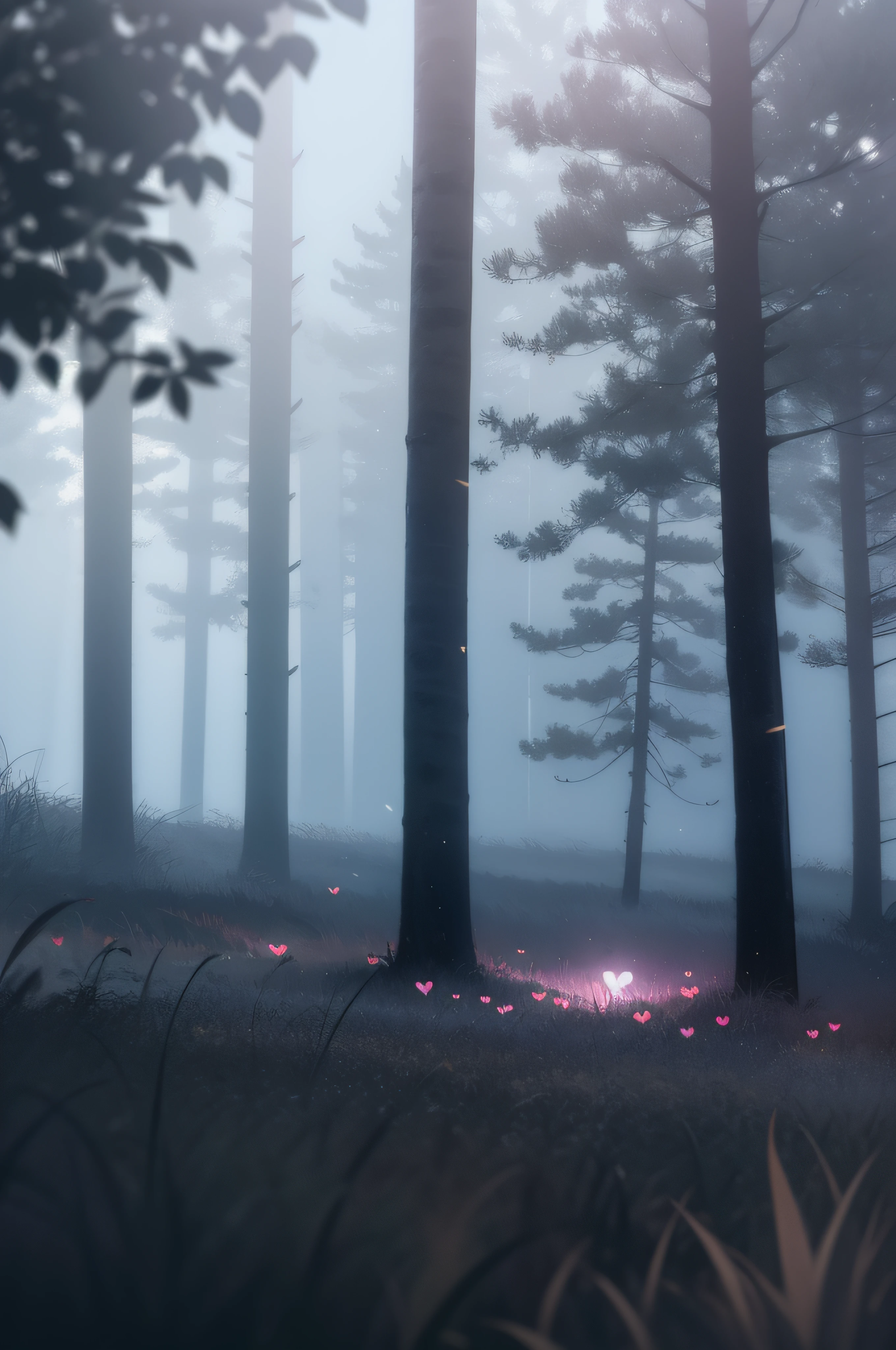 The heart moves with the fog