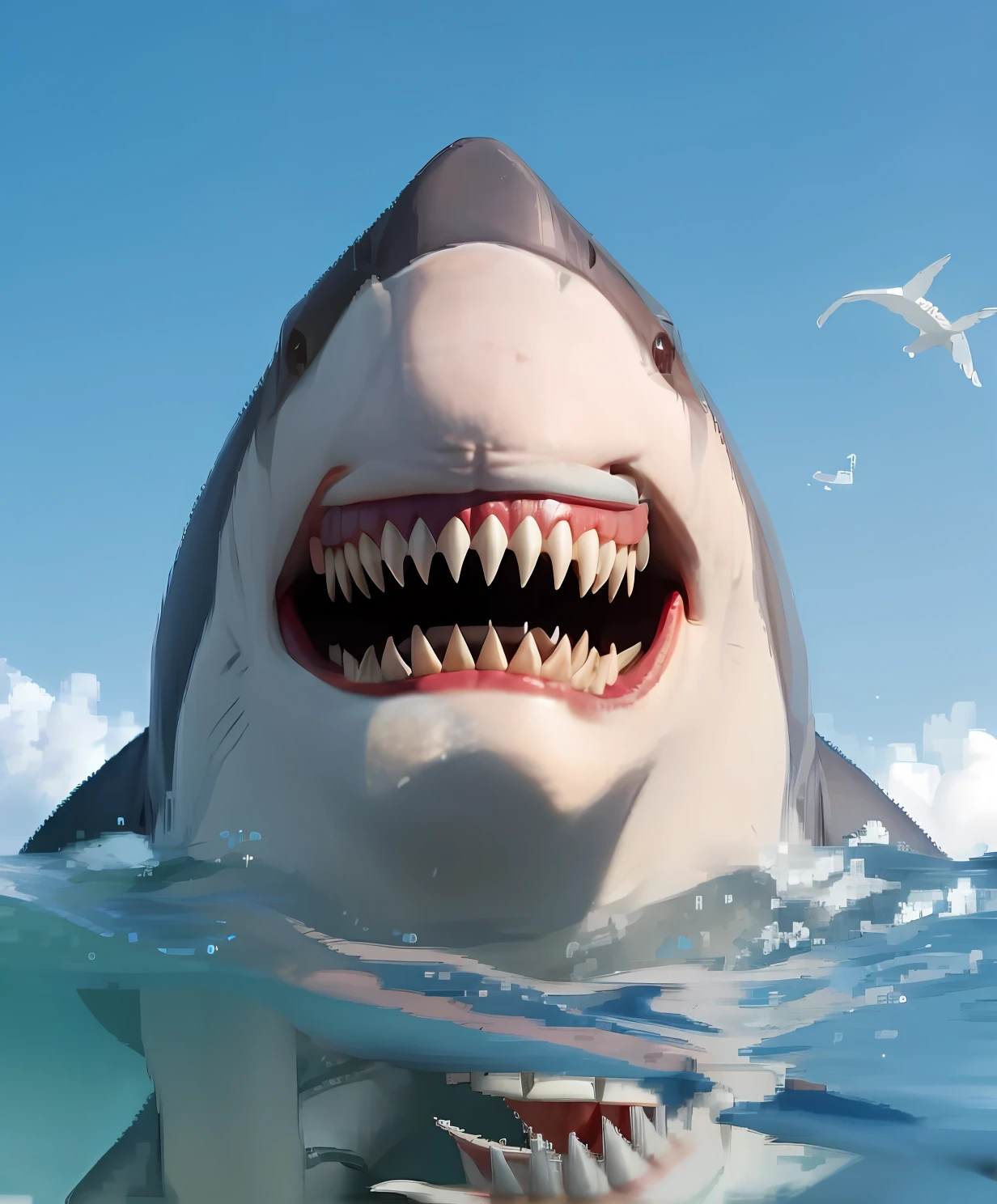 Sharp teeth