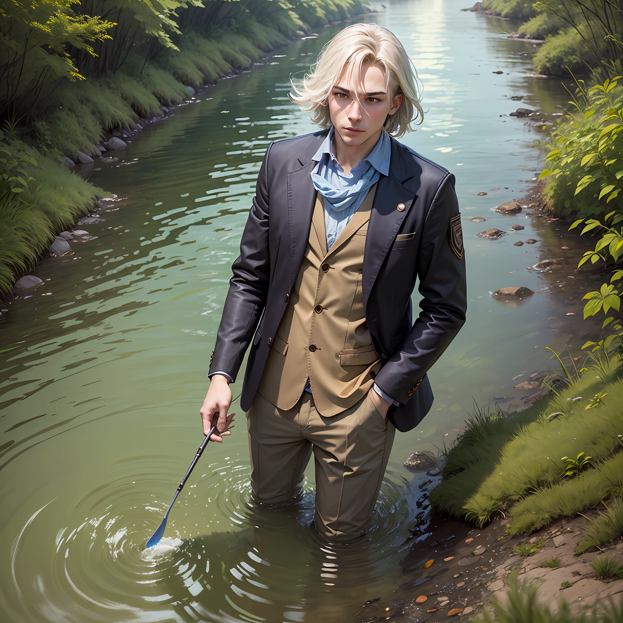 Grayling in a dark river --auto --s2