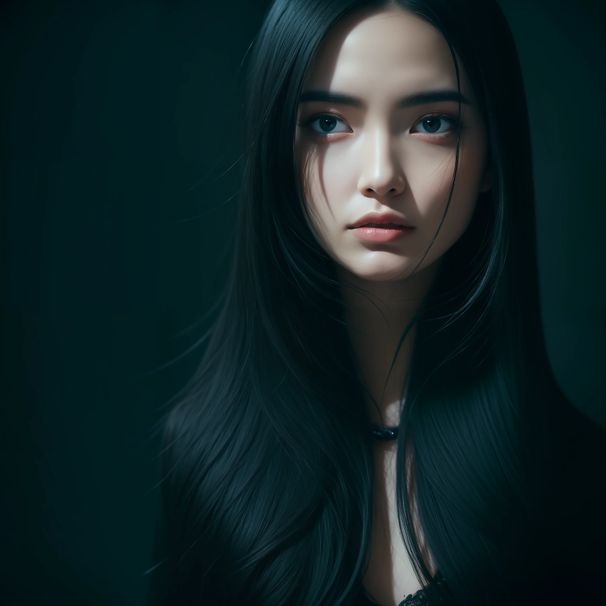 black hair, Surrealism, 8k, super detail