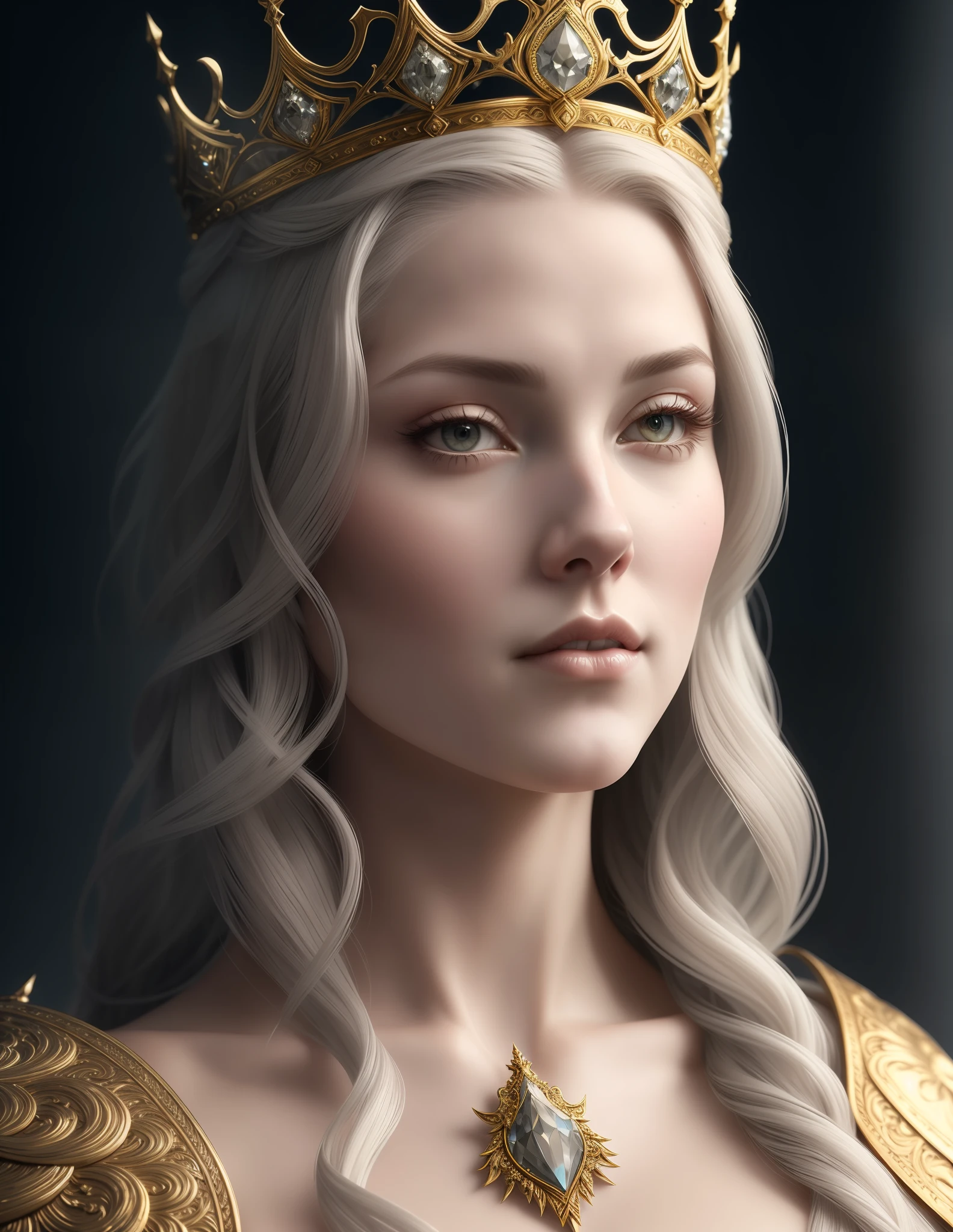 the perfect human model nordic queen posing, accurate details, detailed face, fantasy, dramatic, intricate, elegant, highly detailed, digital painting, artstation, concept art, smooth, sharp focus, illustration, art by gustave dore, octane render, 4k