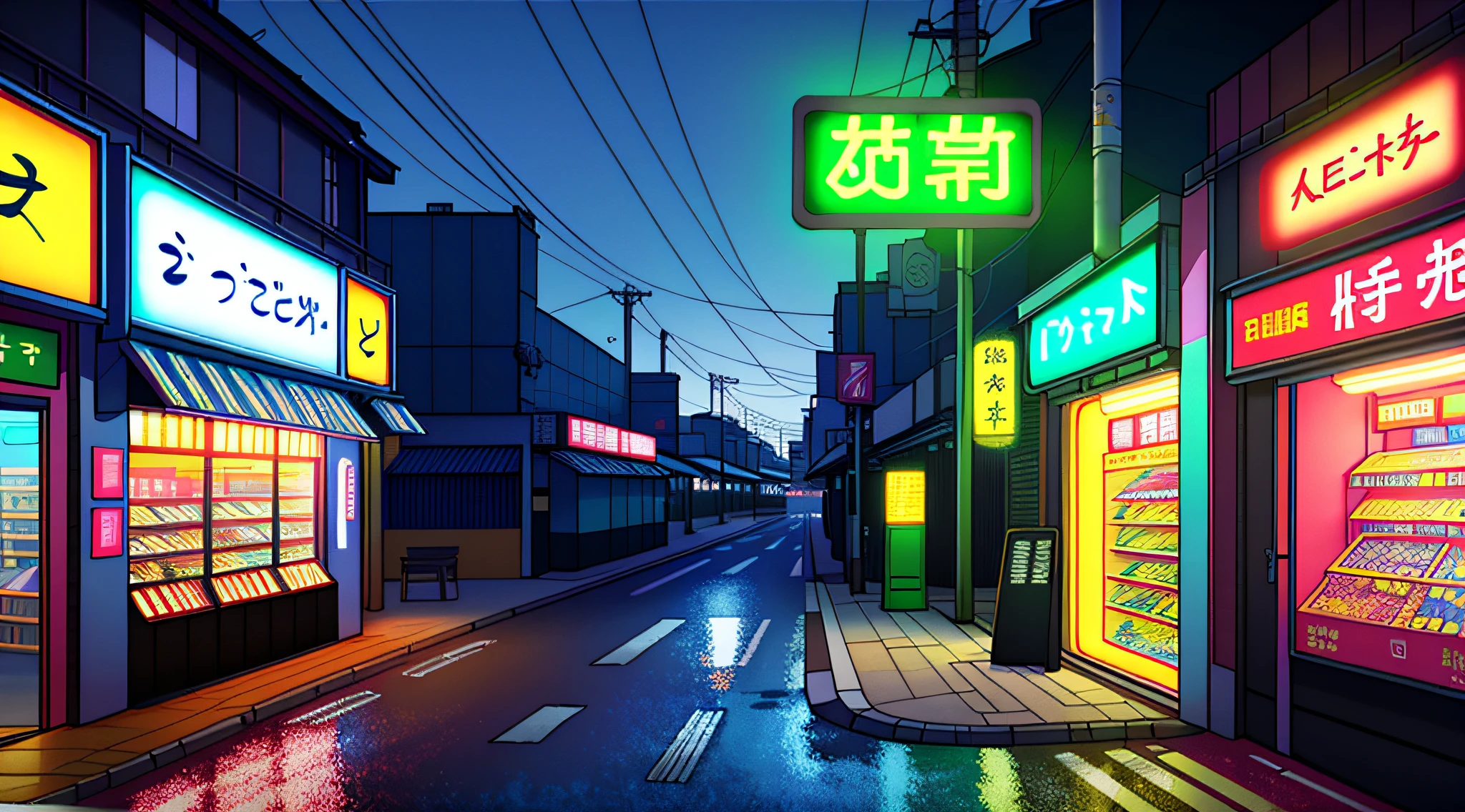 城市,neonlight,Paulmart style,C4D