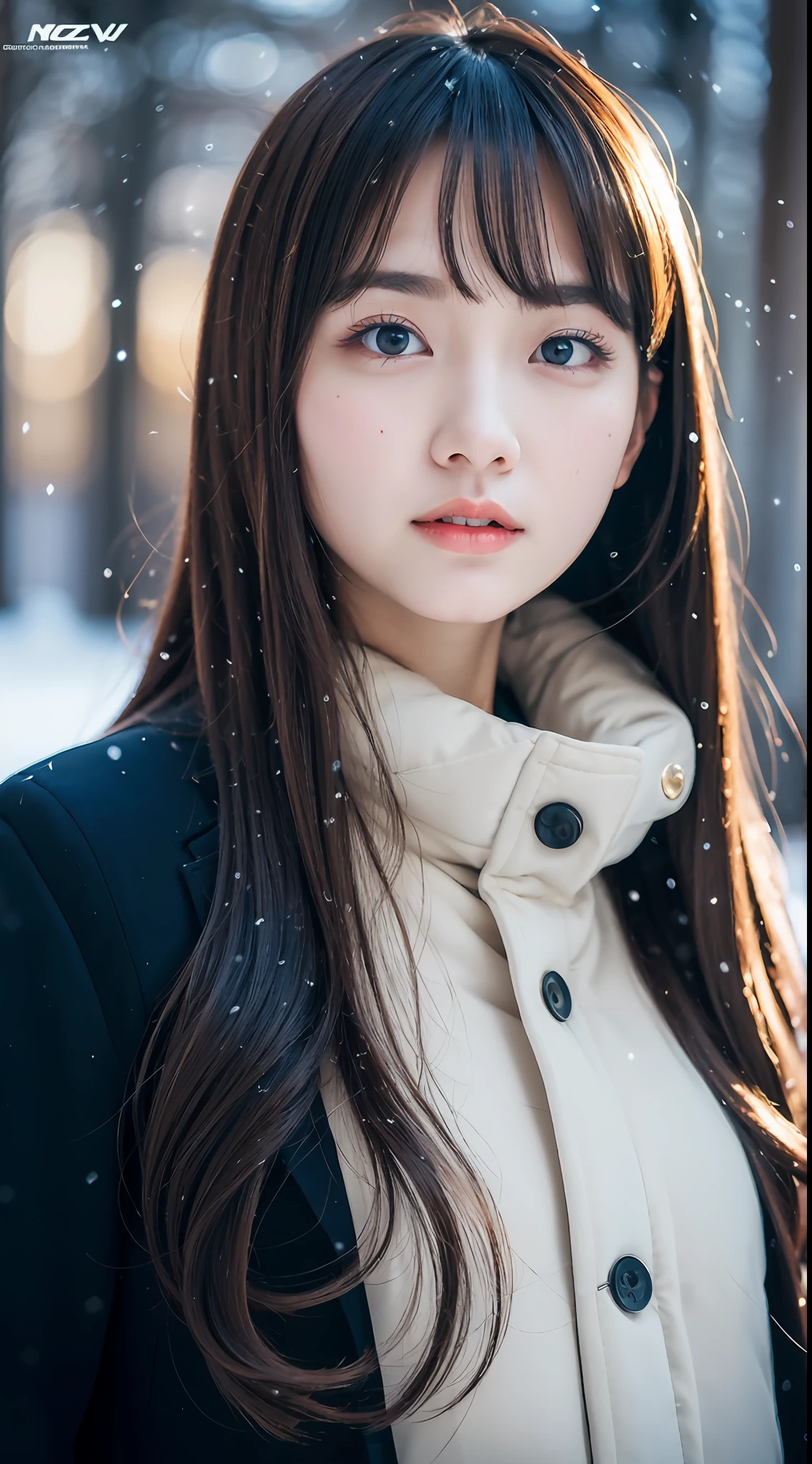 ulzzang-6500-v1.1, (raw photo:1.2), (photorealistic:1.4), beautiful detailed girl, very detailed eyes and face, beautiful detailed eyes, ridiculous, incredibly ridiculous, huge file size, super detailed, high resolution, very detailed, best quality, masterpiece, kemomimi, ((Japanese girls' the Winterswear)), illustration, very detailed, CG, unified, 8k wallpaper, amazing, Fine details, masterpiece, best quality, very detailed CG uniform 8k wallpaper, light on face, cinematic lighting, 1girl, 16 years old, ((dynamic pose)), winter background with snow,