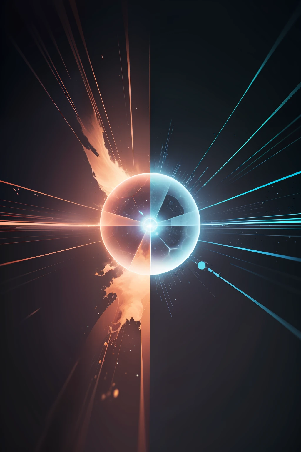Scientific and technological background，The spatial effect of particle lines intersecting