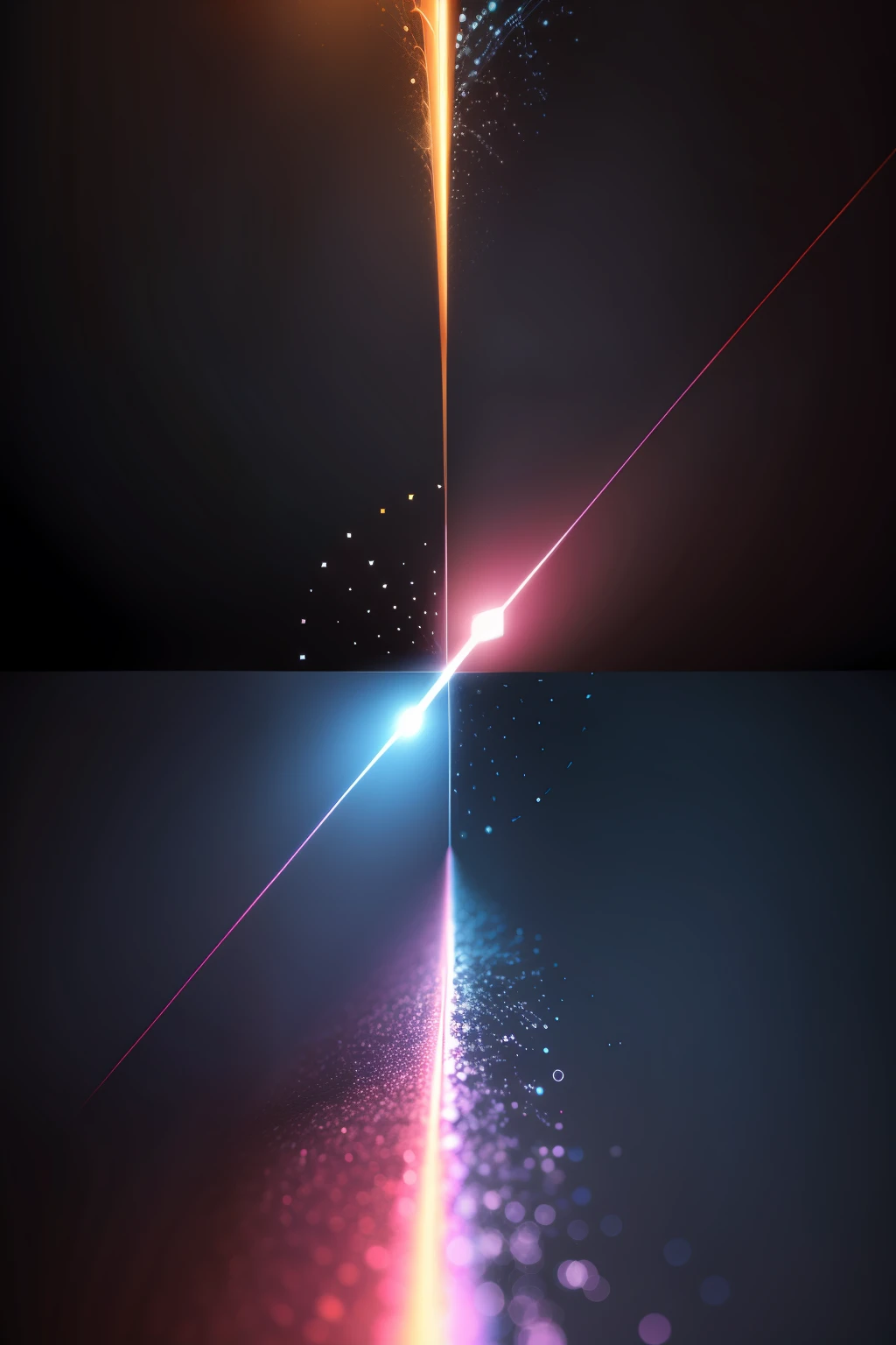 Scientific and technological background,The spatial effect of particle lines intersecting