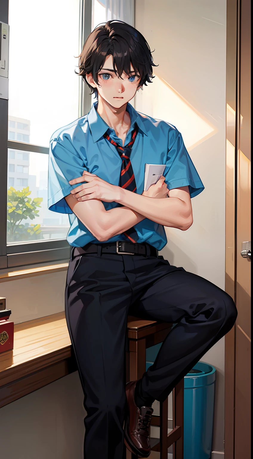 18-year-old high school boy