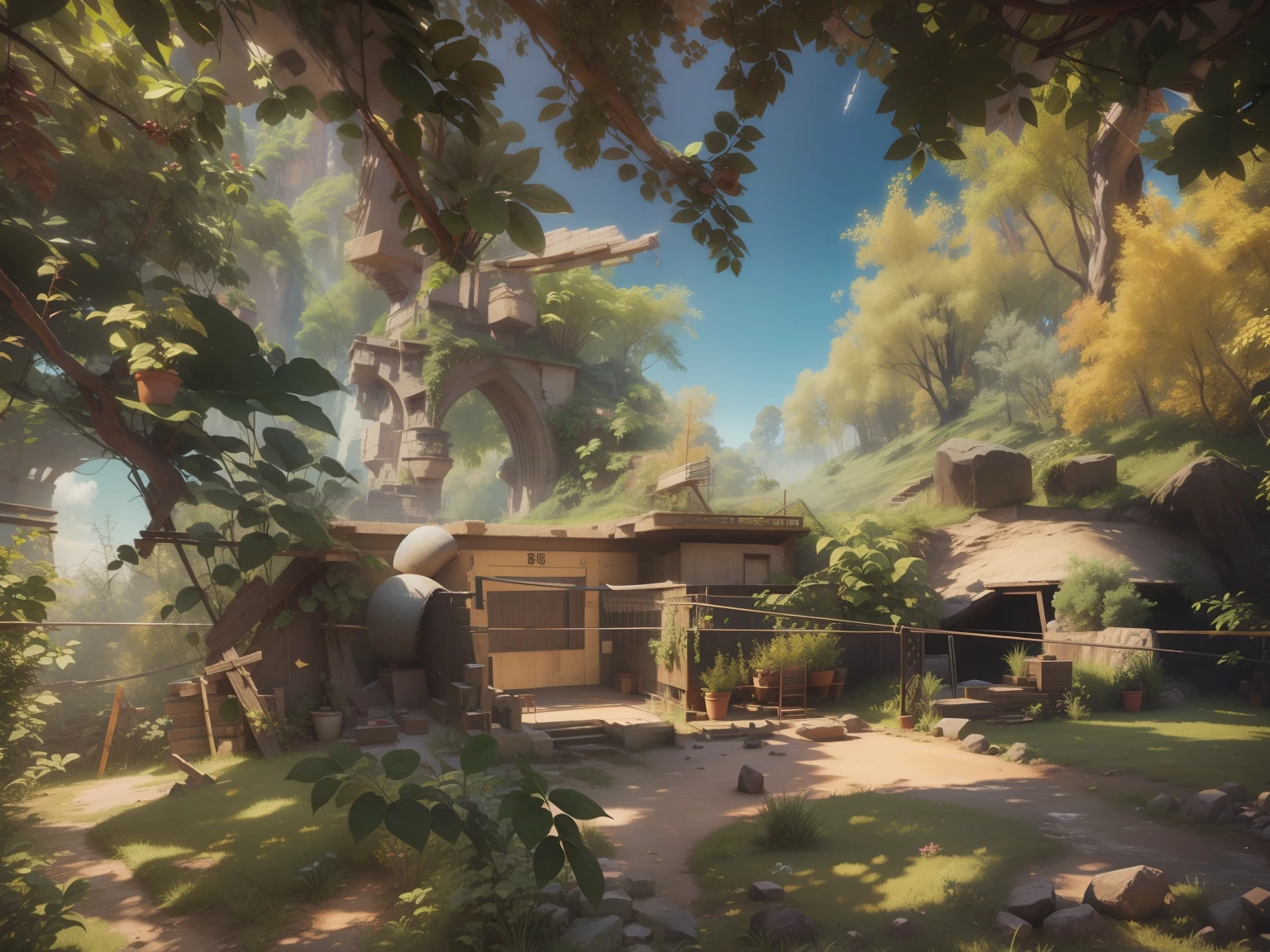 3D background