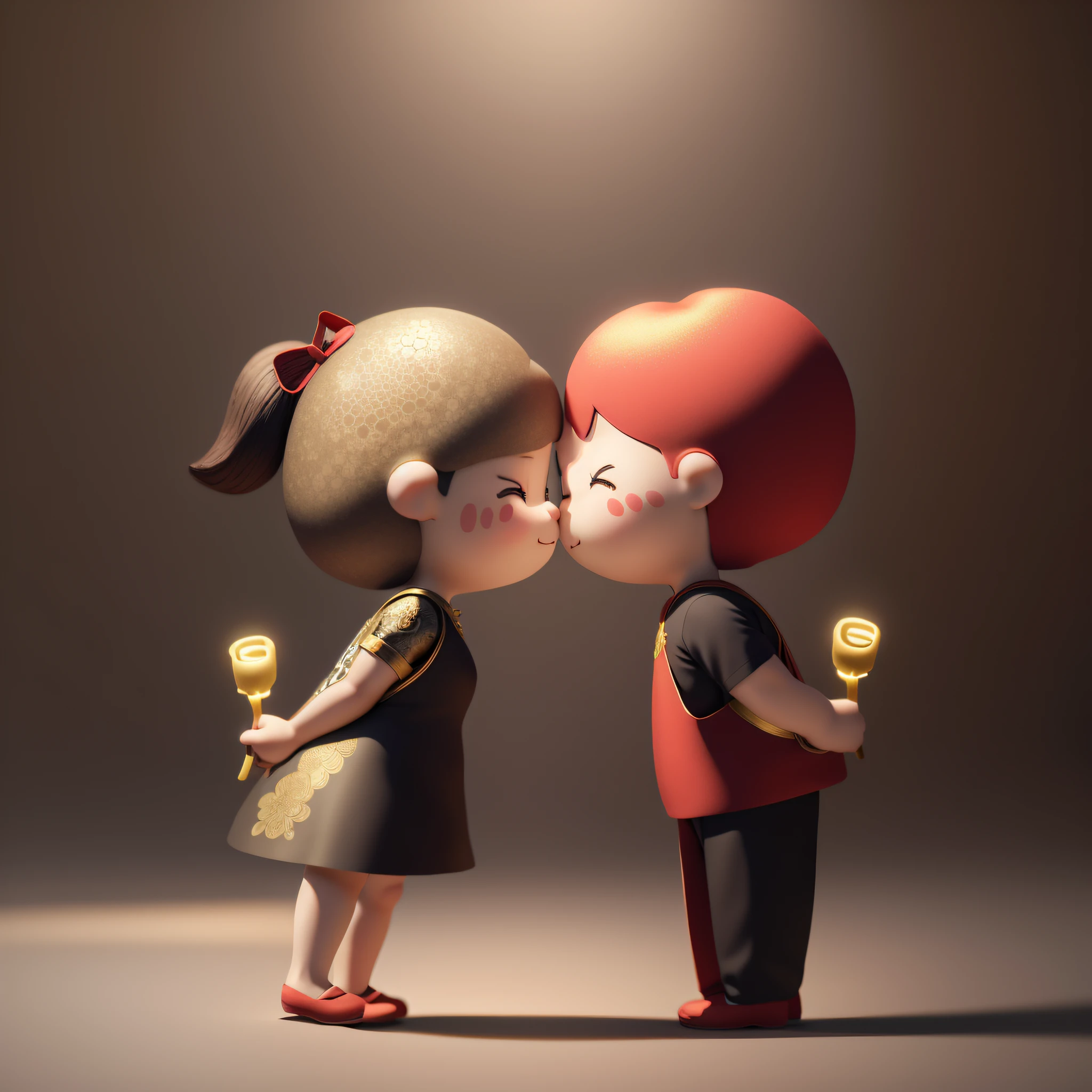 China-style，Chinesedress，Chinese shoes，The mouth smiles，ssmile，8K，best qualtiy，tmasterpiece，ultra - detailed，best qualtiy，超高分辨率，profesional lighting，photon maping，Radio City，physically-based renderingt，cinmatic lighting，Fine painting，filigree，Refinement，infinite details，Metal details，metalictexture，Three-dimensional metal pattern，Chinese three-dimensional metal texture