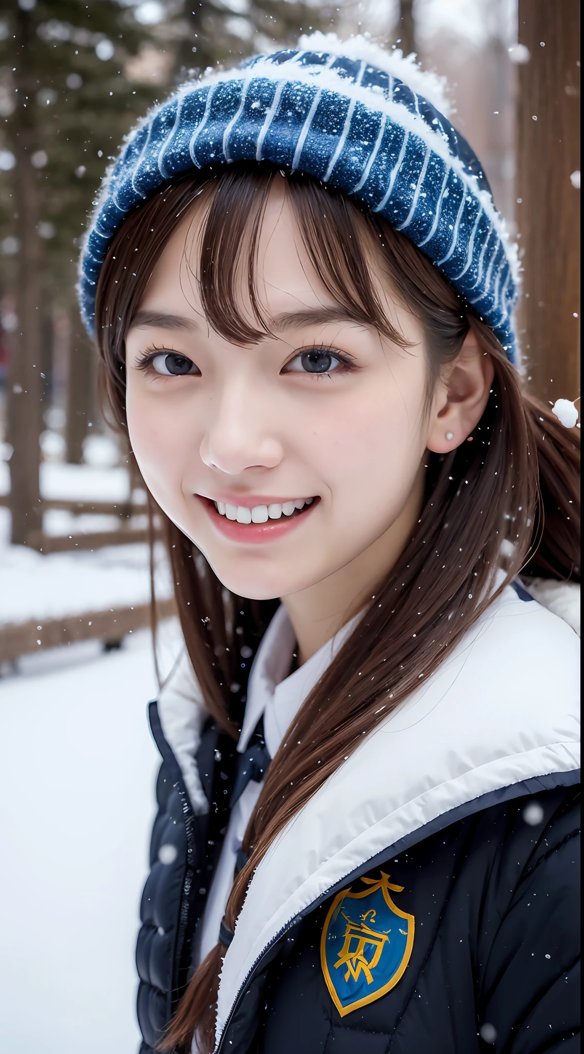 ulzzang-6500-v1.1, (raw photo:1.2), (photorealistic:1.4), beautiful detailed girl, very detailed eyes and face, beautiful detailed eyes, ridiculous, incredibly ridiculous, huge file size, super detailed, high resolution, very detailed, best quality, masterpiece, kemomimi, ((Japanese girls' the Winterswear )), illustration, very detailed, CG, unified, 8k wallpaper, amazing, Fine details, masterpiece, best quality, very detailed CG uniform 8k wallpaper, light on face, cinematic lighting, 1girl, 16 years old, light smile, full body, running ,((dynamic pose)), winter background with snow, play with snow,