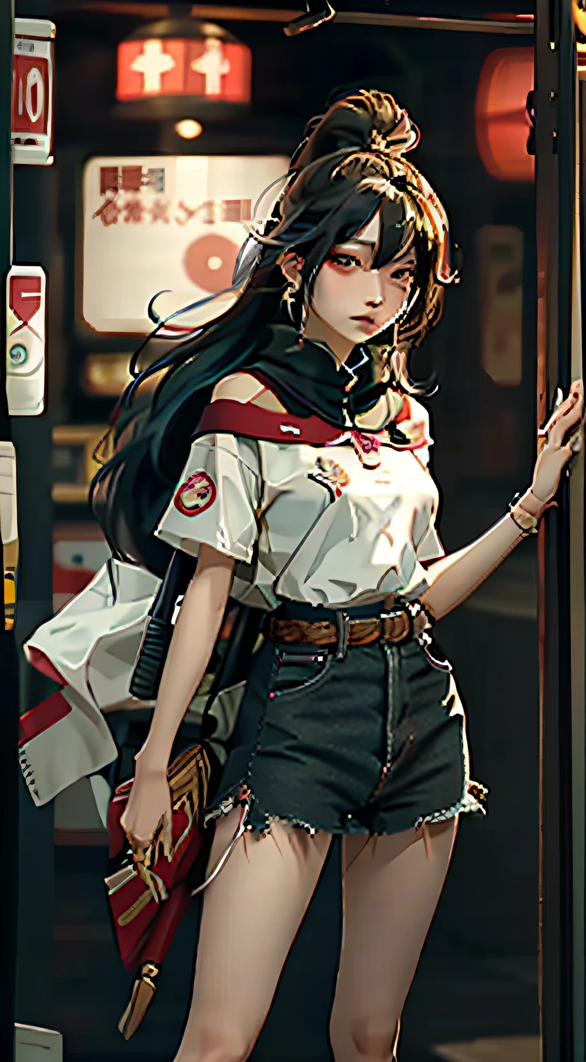 standing straight