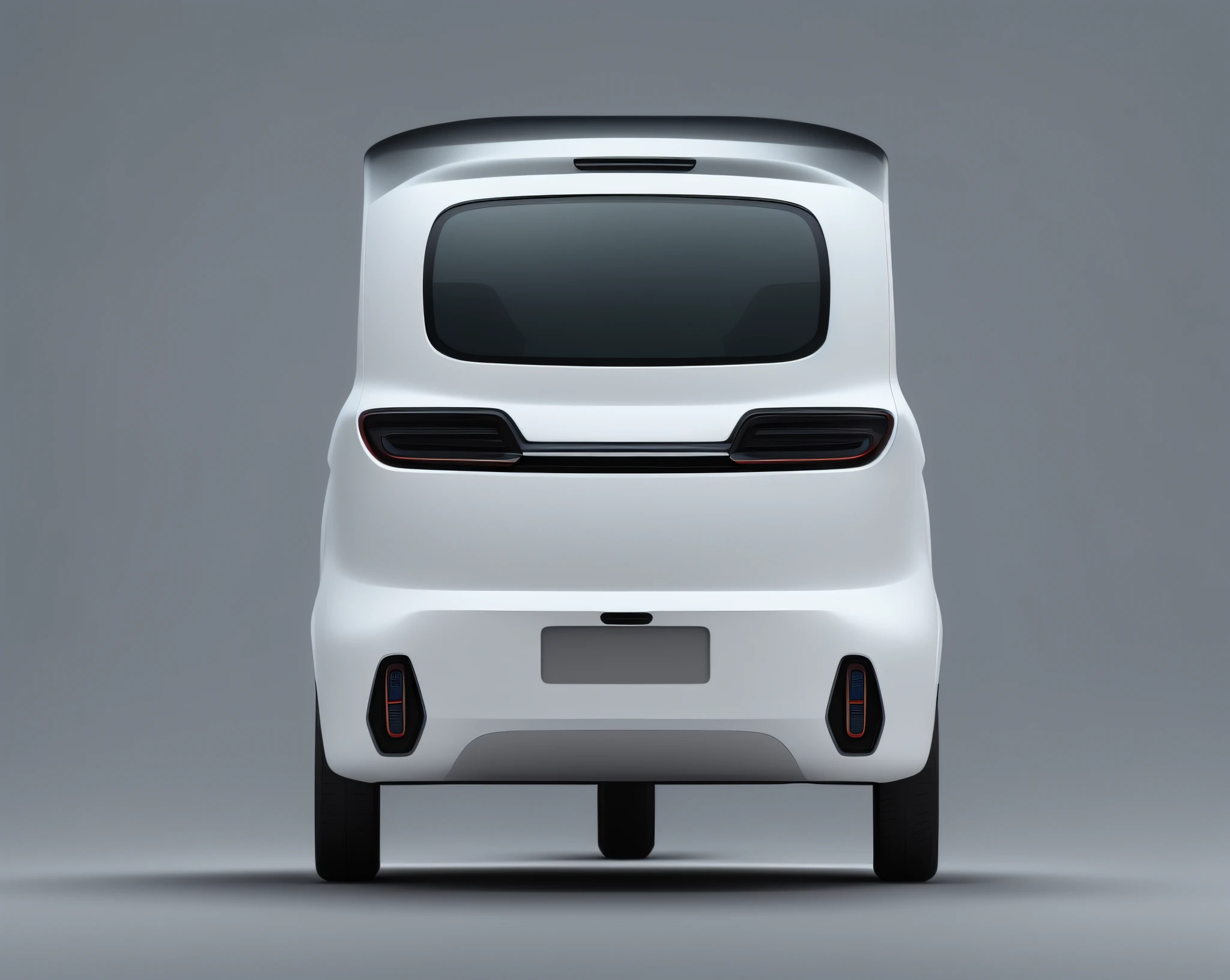 Rembrandt light，Close-up of a white car with a rear bumper, rear-shot, Rear view, vehicle design, vehicle illustration, 3/4 Front view, views front side and rear, vehicle concept photo!!, centered full body rear-shot, symmetrical front view, car concept, futuristic product car shot, mid view, rear shot, up front view，Close up of white car on white background，KAMA Russian electric vehicles，Futuristic product car lens，cute future vehicles，Vehicle design trends，Zen concept，new vehicle，intelligent,,,,，Concept car，conceito，car concept，shaxi，Front perspective，tmasterpiece，Highest quality t，Extremely beautiful reflections，The best reflection，（Very detailed CG unity 8K wallpaper）（Best quality t）（The best illustrations）（The best shades），rendering by octane，Ray traching，Ultra-fine details，portrait symetrical， (Cyborg:1.1)，([Tail | detailed wire]:1.3)，(Complicated details)，hdr，(Complicated details，ultra - detailed:1.2)，Cinema lenses，Vignette，at centre，(Cyborg:1.1)，([Tail | detailed wire]:1.3)，(Complicated details)，hdr，(Complicated details，ultra - detailed:1.2)，Cinema lenses，Vignette，at centre， ，