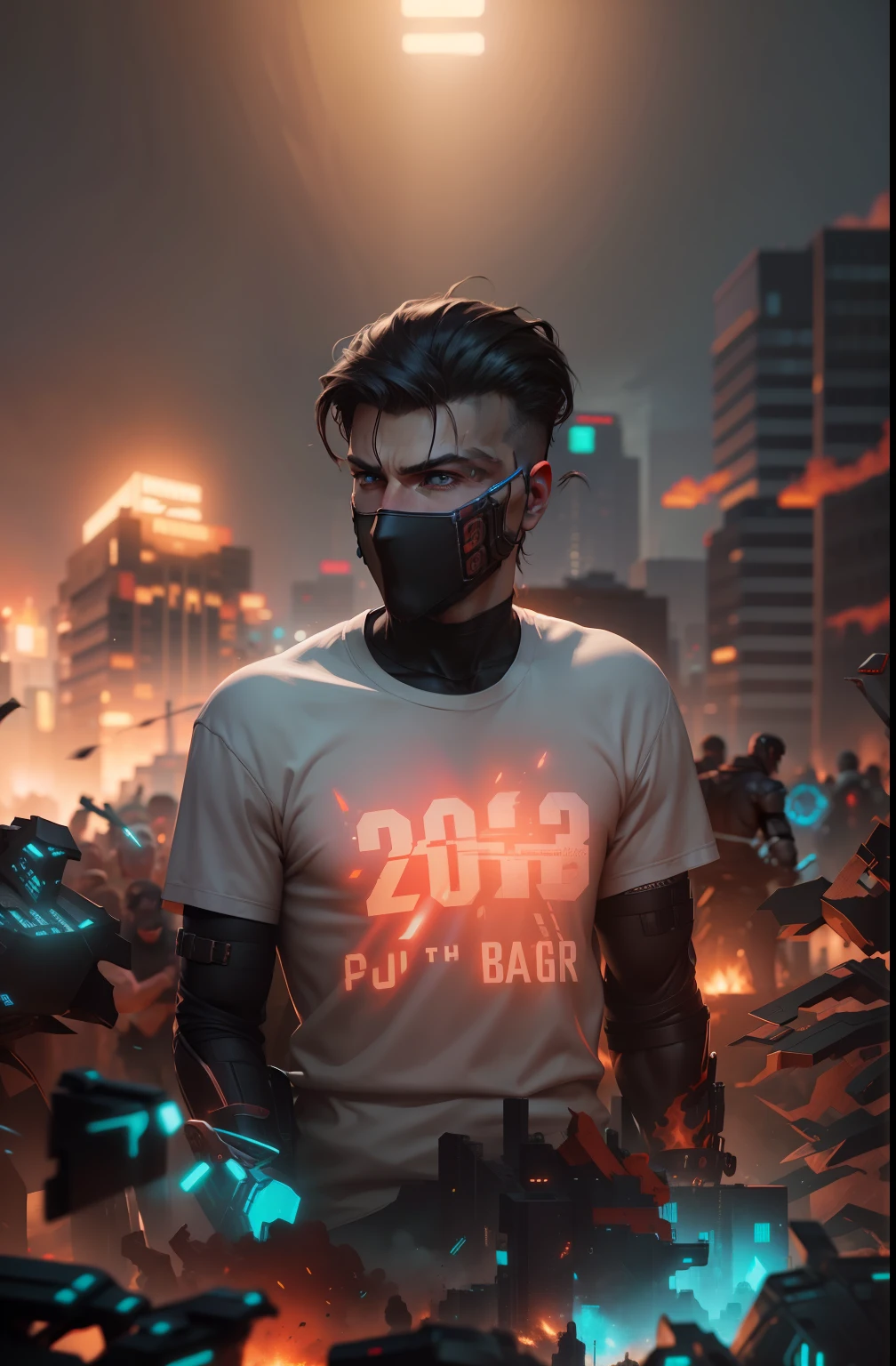 Remove bagraund, realistic face,man, handsome, power, cyberpunk,boy, cinematic, ultra realistic,8k, light,ninja, powerful, robotic, gaming, machine, future