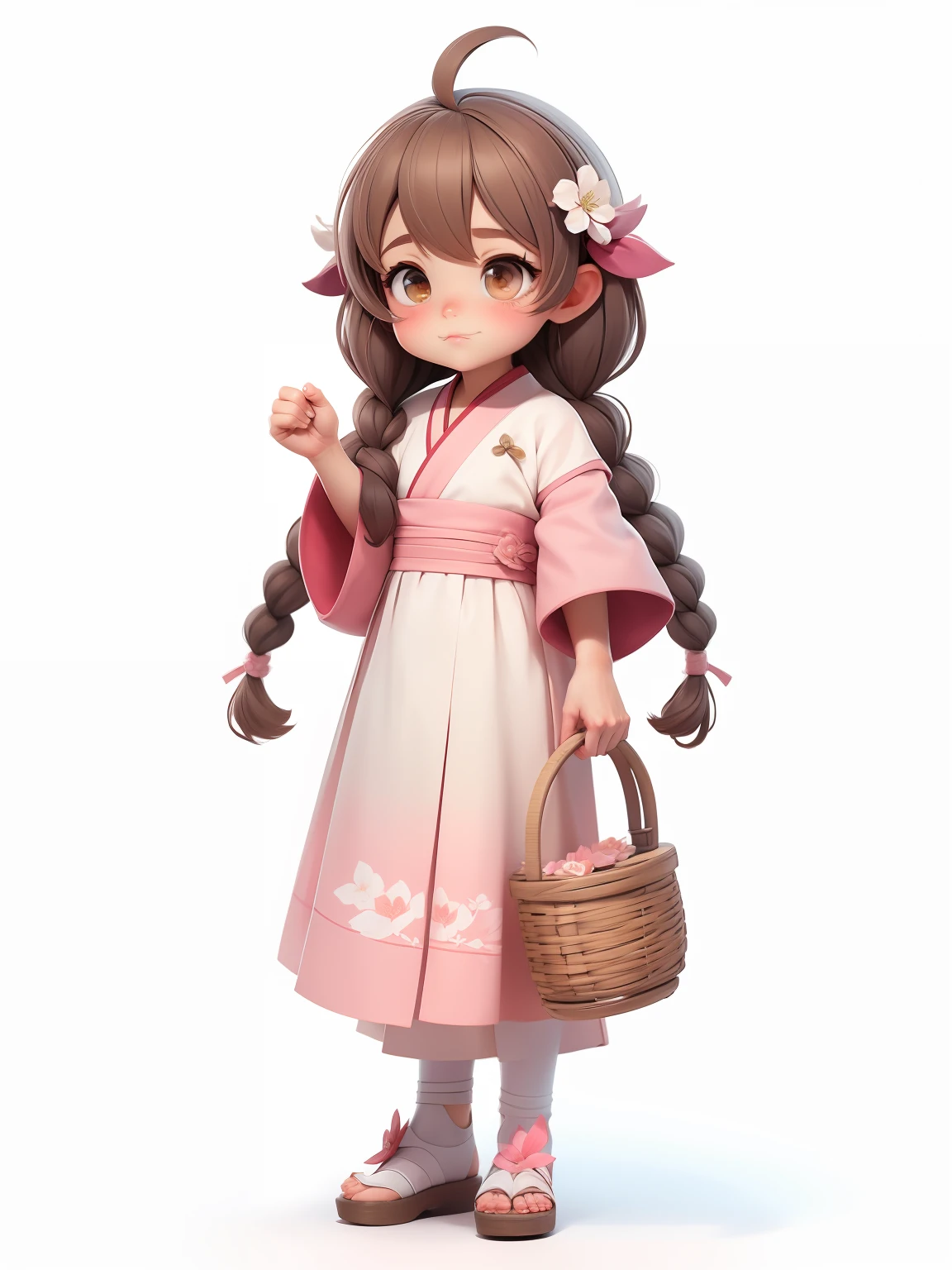 white blossoms
