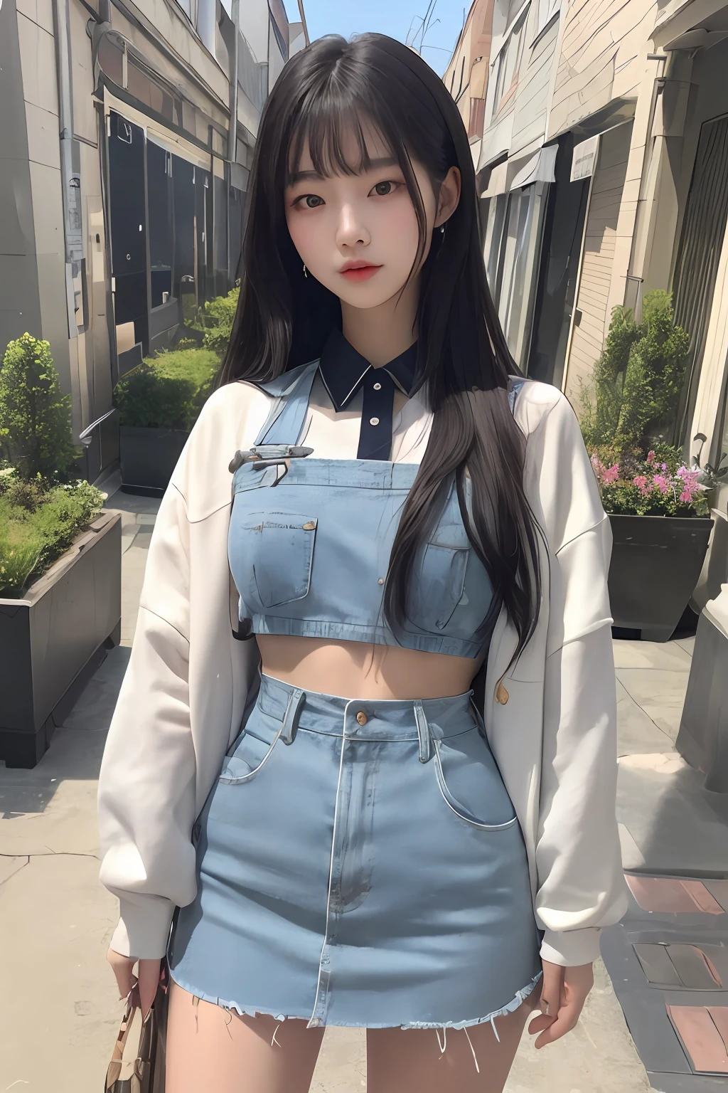 (Best Quality:1.4), (Masterpiece:1.4), (hight resolution:1.2), (Extremely detailed:1.2), human body ratio,
1girl, korean girl, (each girl wearing different fashion:1.4), dynamicpose, powerplant,