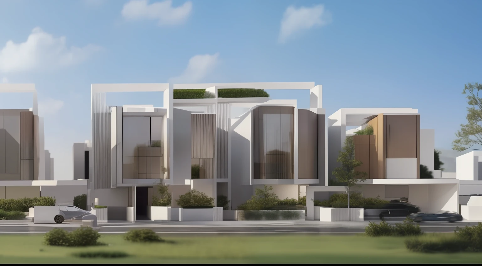 城市，Buildings，sense of science and technology，Realiy，Delicate painting style，cg，Ultimate detail，